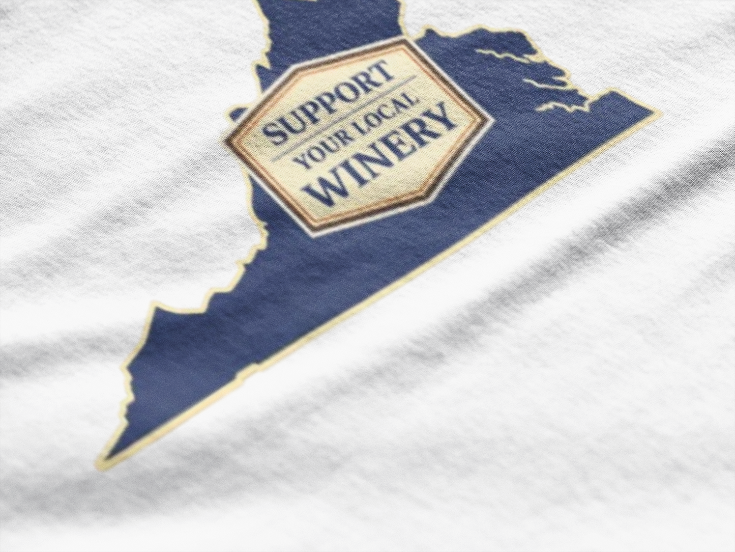 "Support Your Local Winery" Virginia Wine Lover Shirt