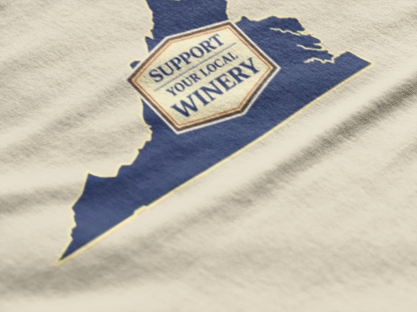 "Support Your Local Winery" Virginia Wine Lover Shirt