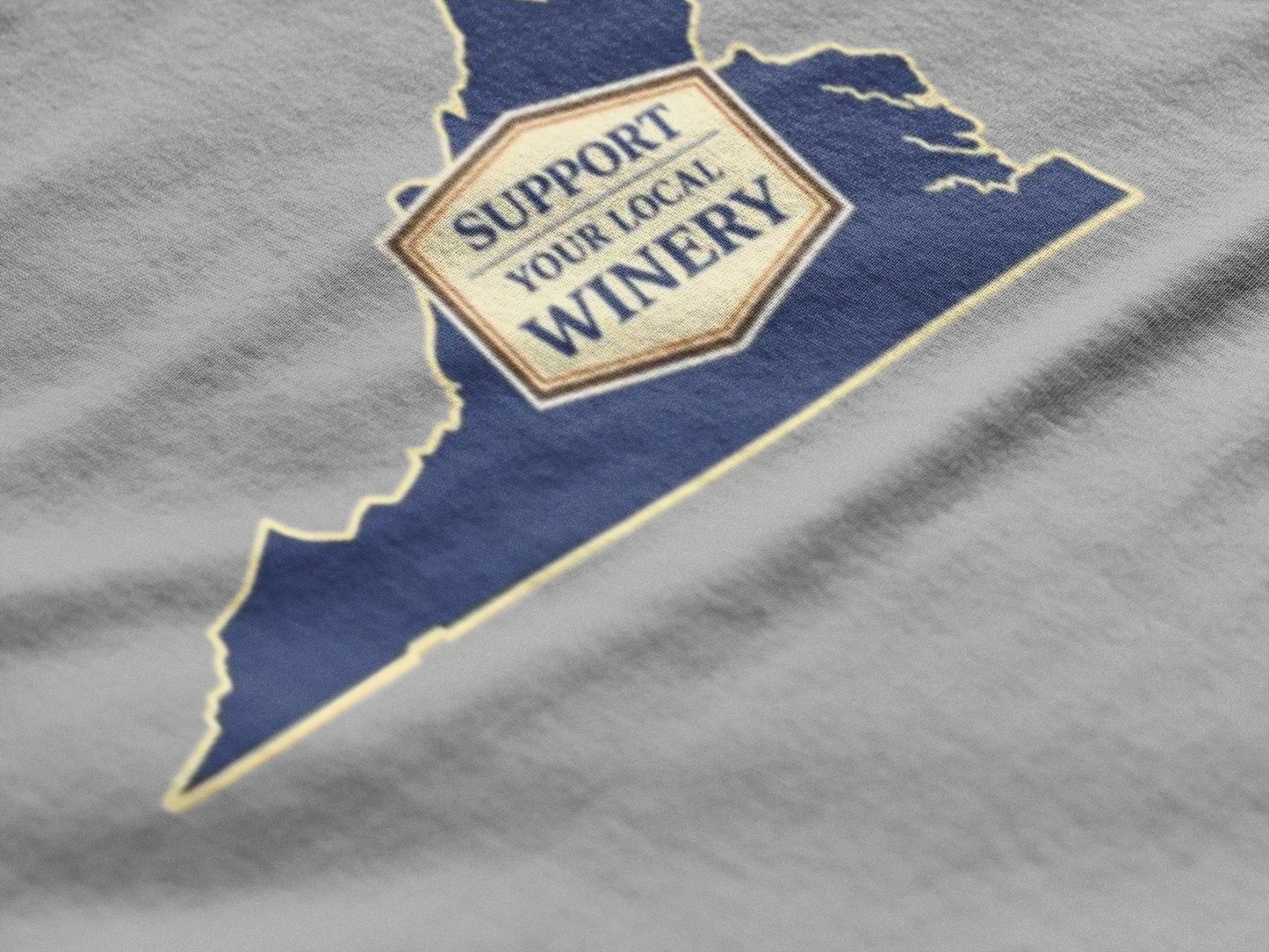"Support Your Local Winery" Virginia Wine Lover Shirt
