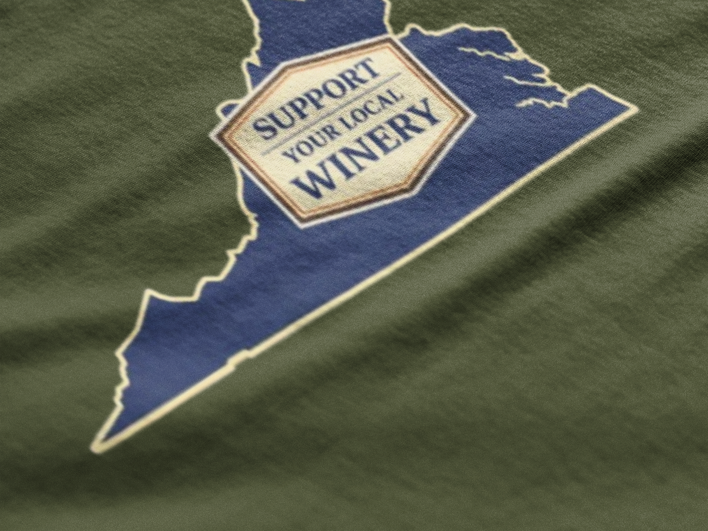 "Support Your Local Winery" Virginia Wine Lover Shirt