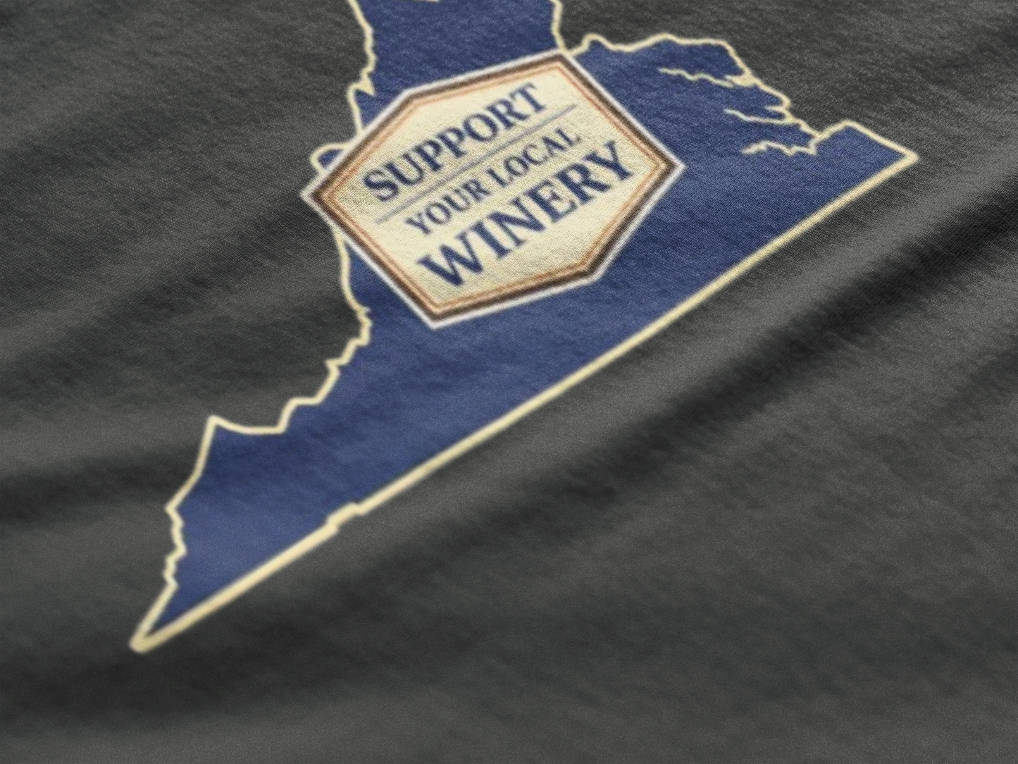 "Support Your Local Winery" Virginia Wine Lover Shirt