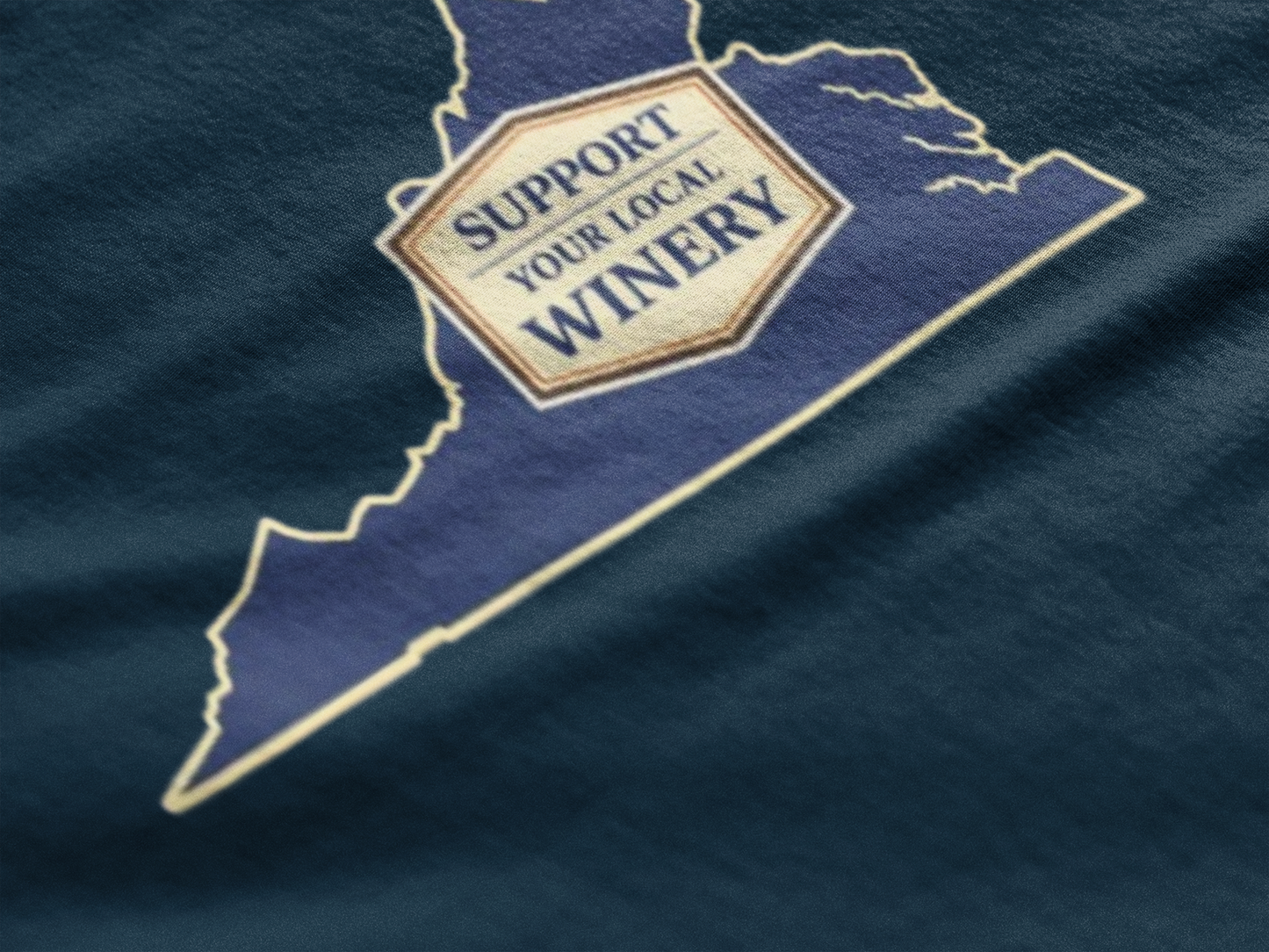 "Support Your Local Winery" Virginia Wine Lover Shirt