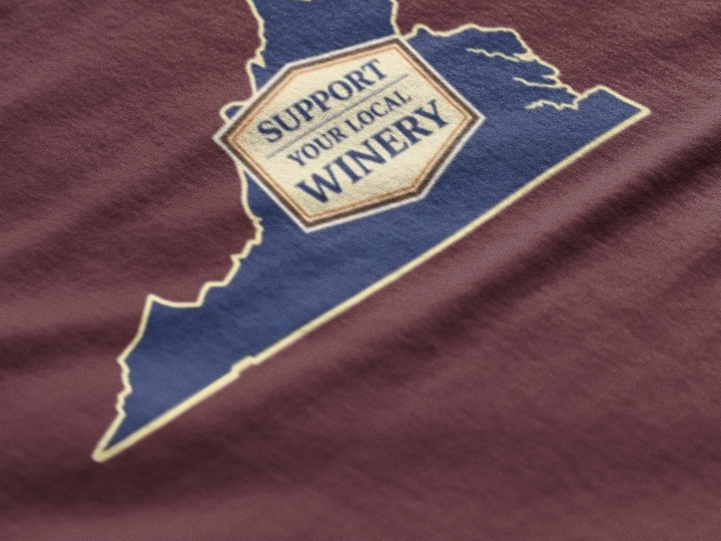 "Support Your Local Winery" Virginia Wine Lover Shirt