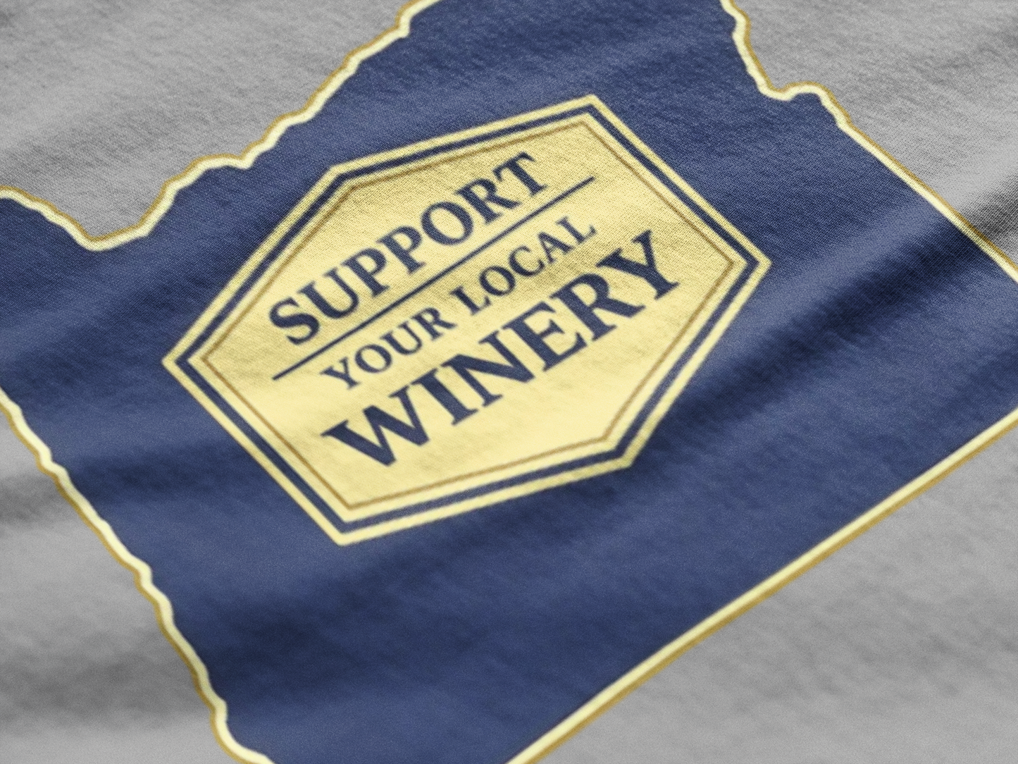 "Support Your Local Winery" Oregon Wine Lover T-Shirt