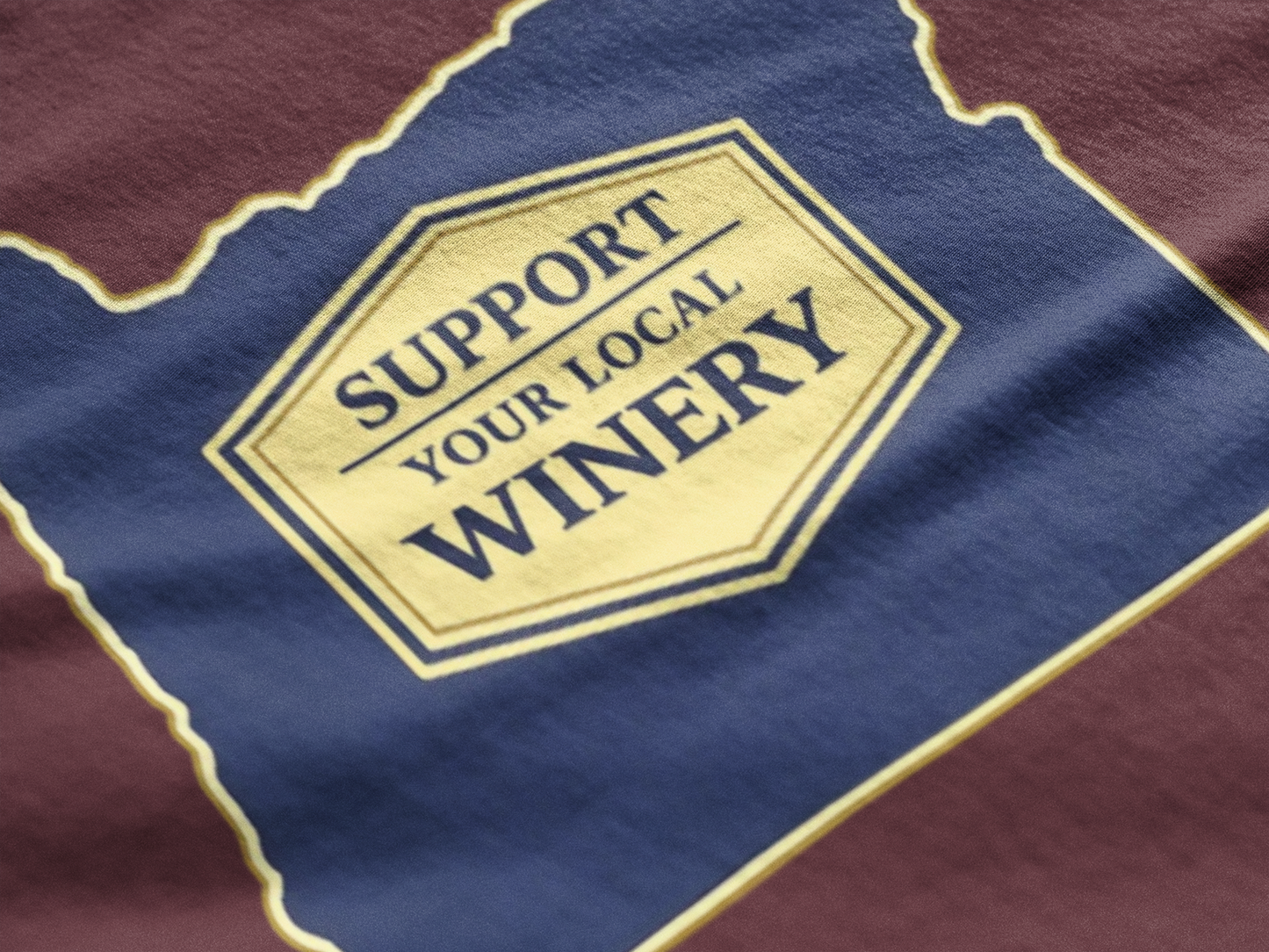 "Support Your Local Winery" Oregon Wine Lover T-Shirt