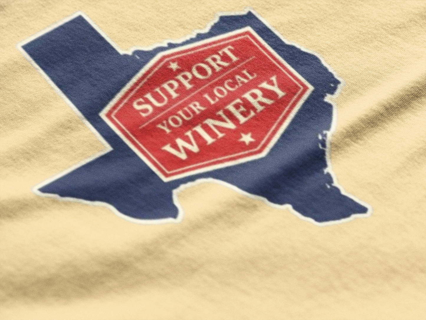 "Support Your Local Winery" Texas Wine Lover T-Shirt