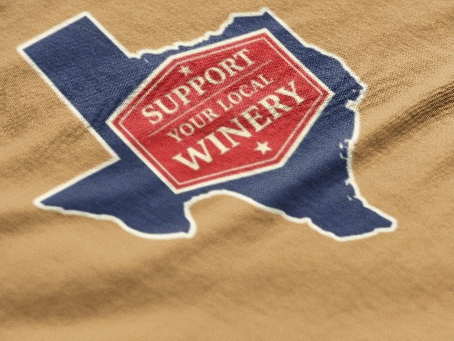 "Support Your Local Winery" Texas Wine Lover T-Shirt