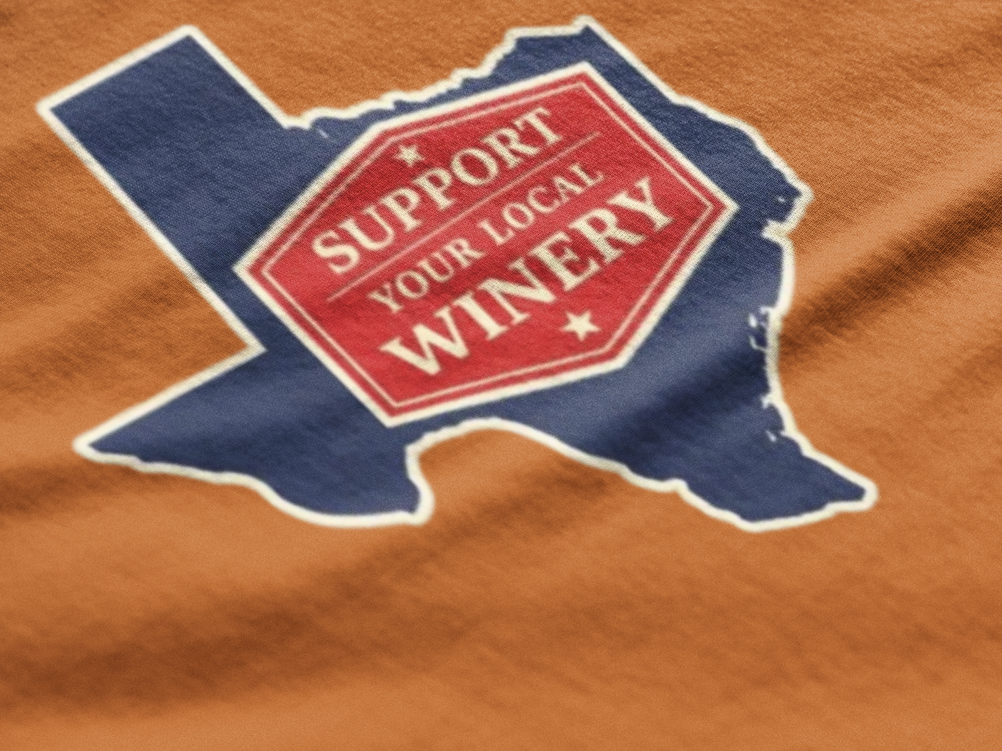 "Support Your Local Winery" Texas Wine Lover T-Shirt