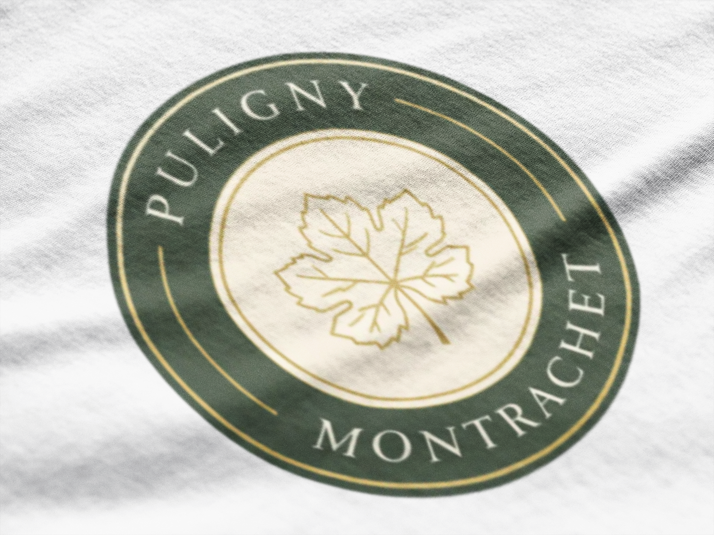 "Puligny-Montrachet" Crest Chardonnay T-Shirt