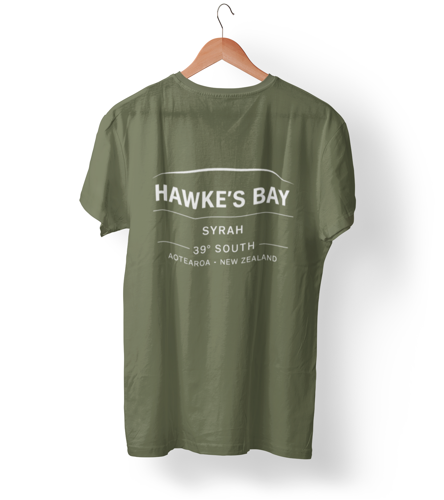 "Hawke’s Bay Syrah – 39° South" Wine Region Tee