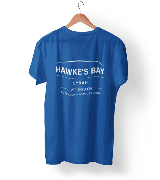 "Hawke’s Bay Syrah – 39° South" Wine Region Tee