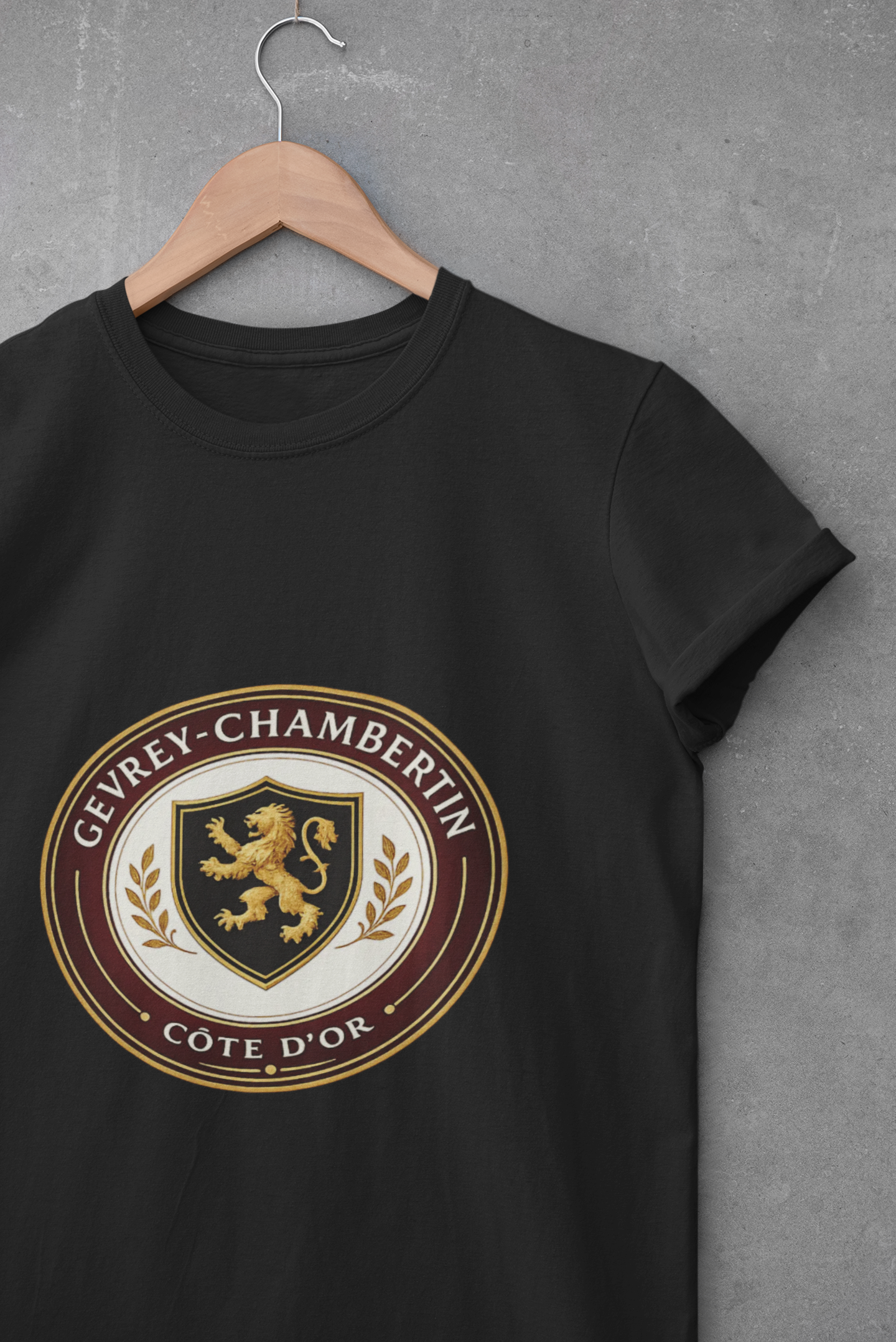"Gevrey-Chambertin" Crest Côte de Nuits Burgundy T-Shirt