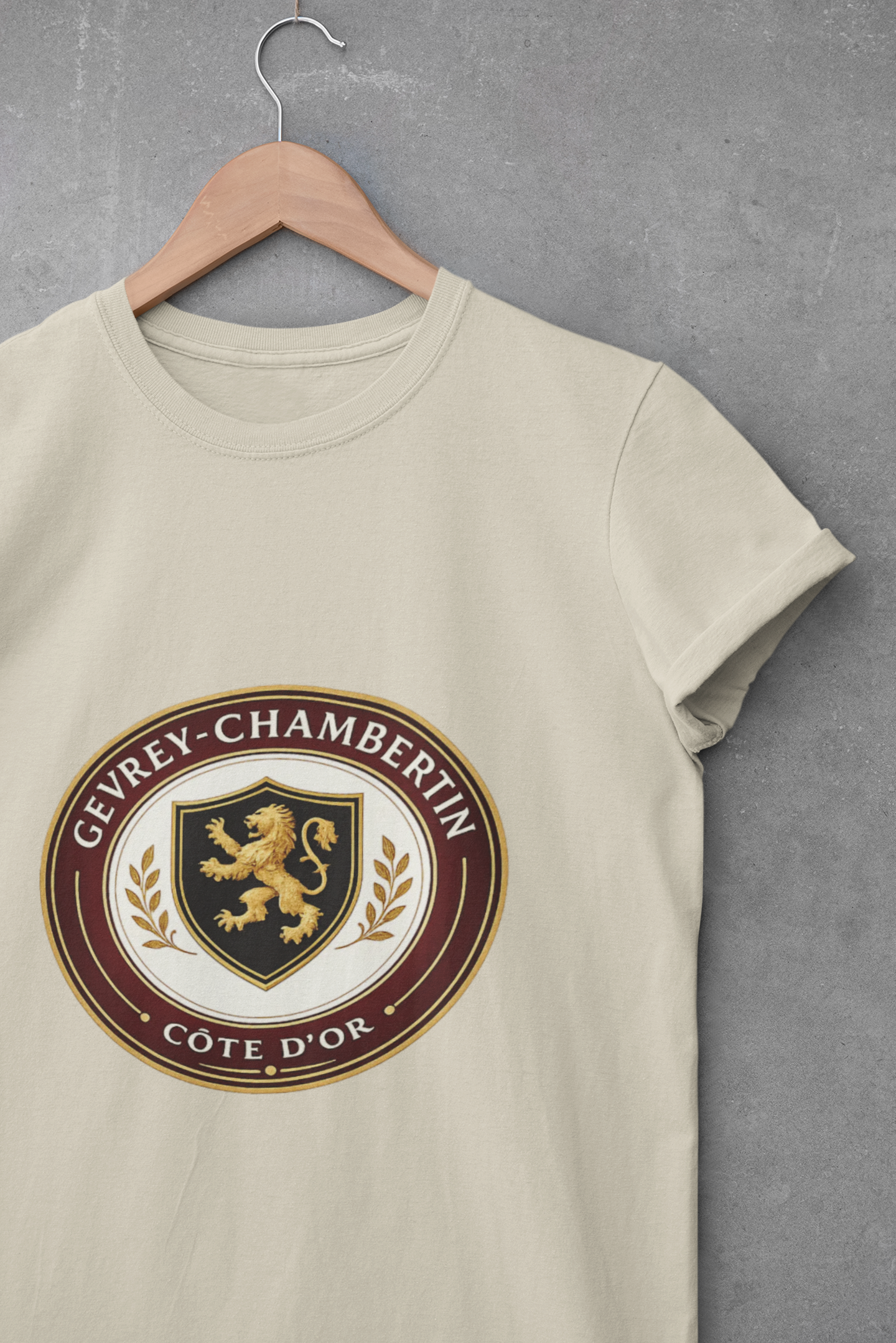 "Gevrey-Chambertin" Crest Côte de Nuits Burgundy T-Shirt