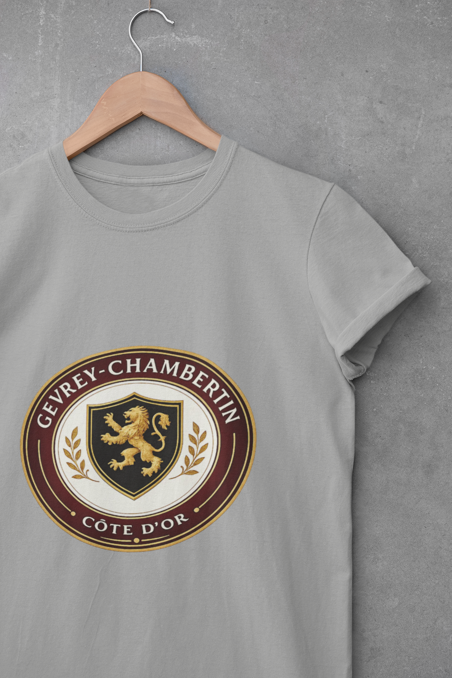 "Gevrey-Chambertin" Crest Côte de Nuits Burgundy T-Shirt