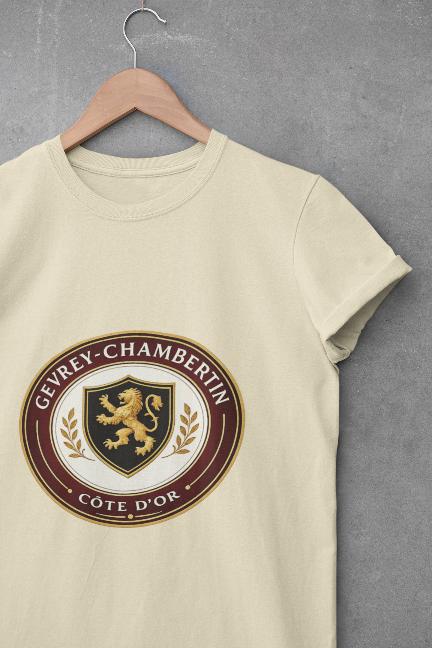 "Gevrey-Chambertin" Crest Côte de Nuits Burgundy T-Shirt