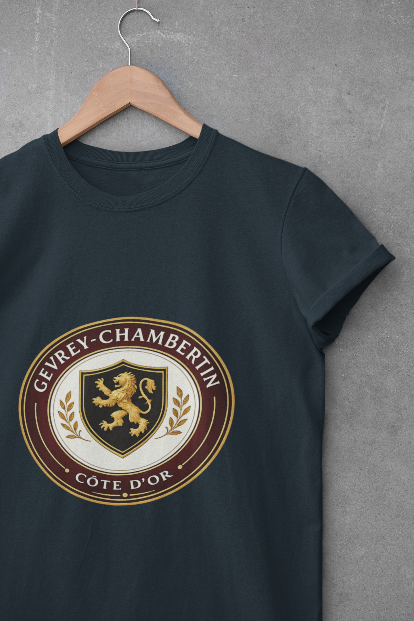 "Gevrey-Chambertin" Crest Côte de Nuits Burgundy T-Shirt