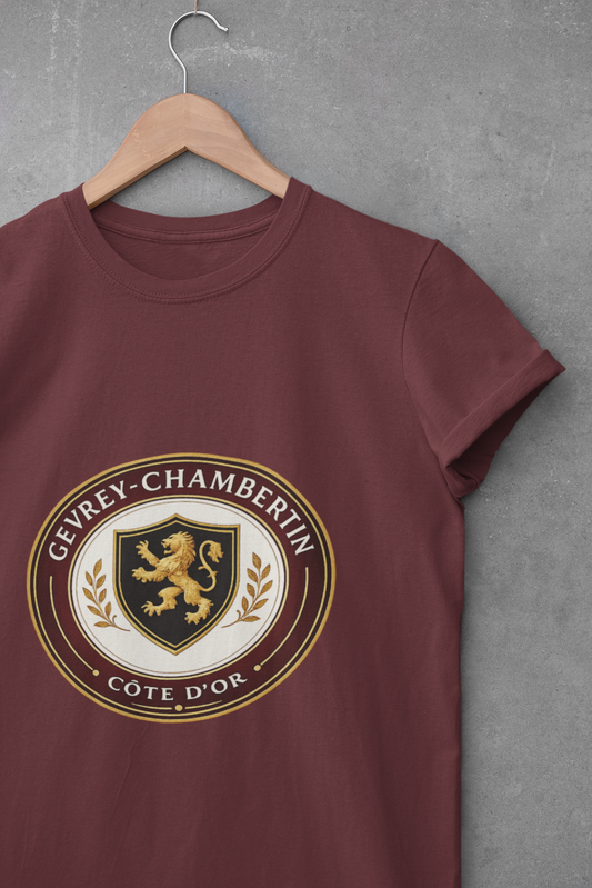 "Gevrey-Chambertin" Crest Côte de Nuits Burgundy T-Shirt