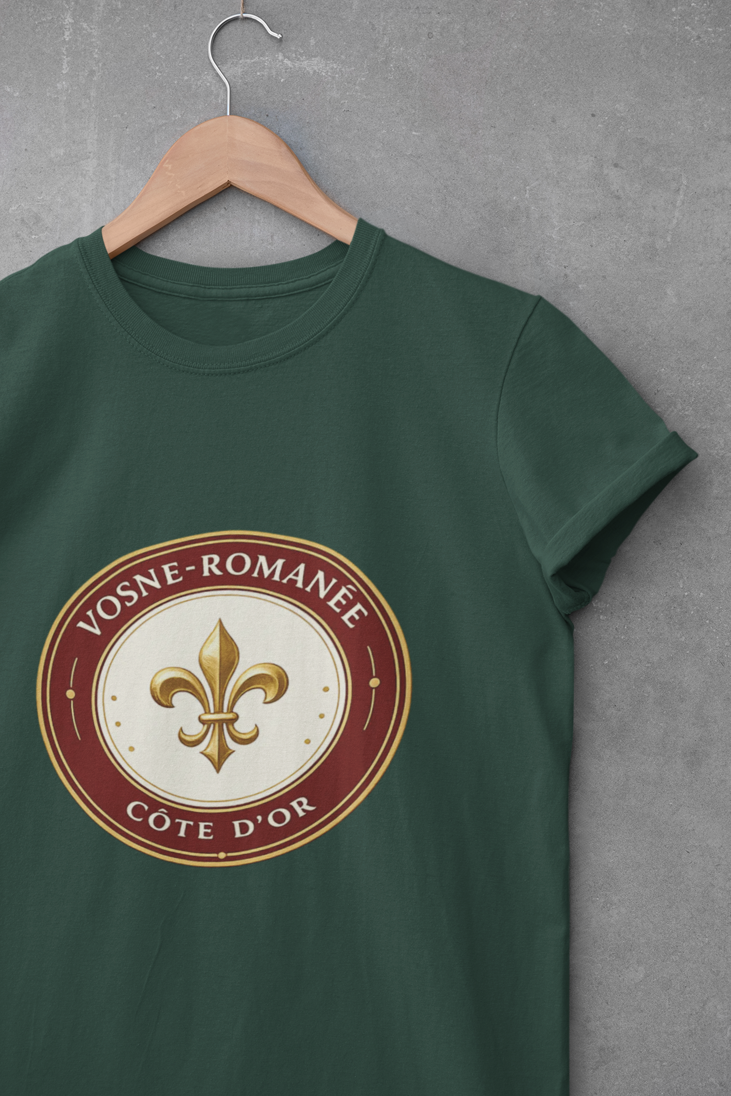 "Vosne-Romanée" Fleur Crest T-Shirt