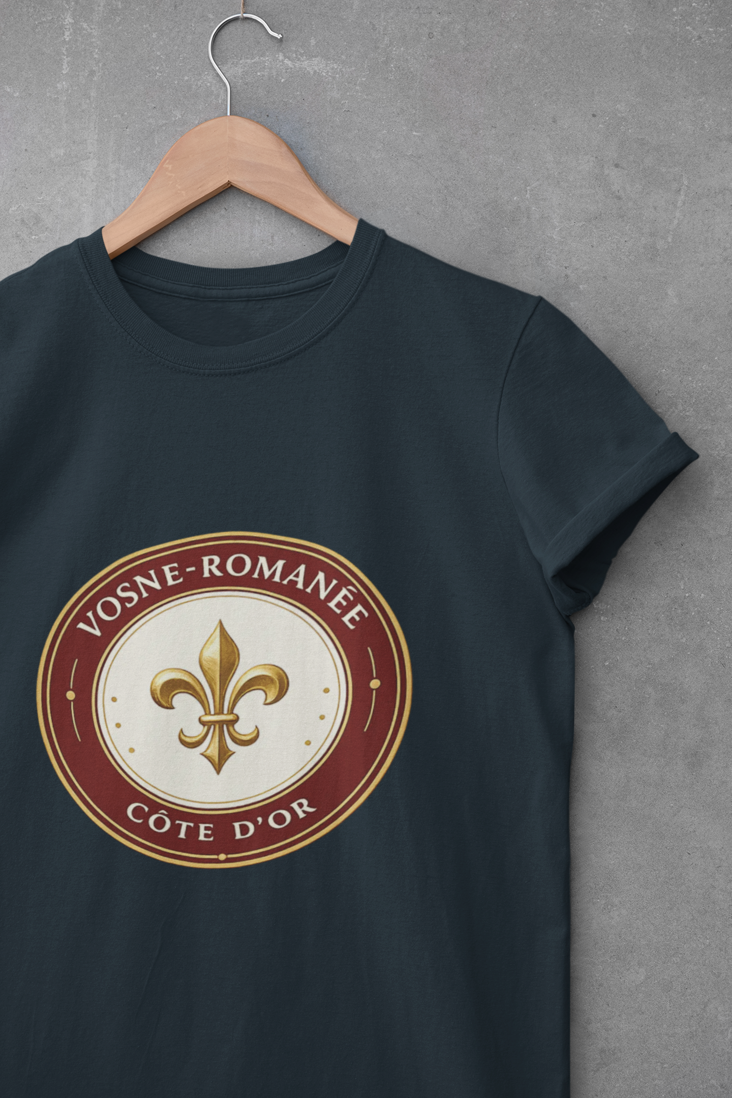 "Vosne-Romanée" Fleur Crest T-Shirt
