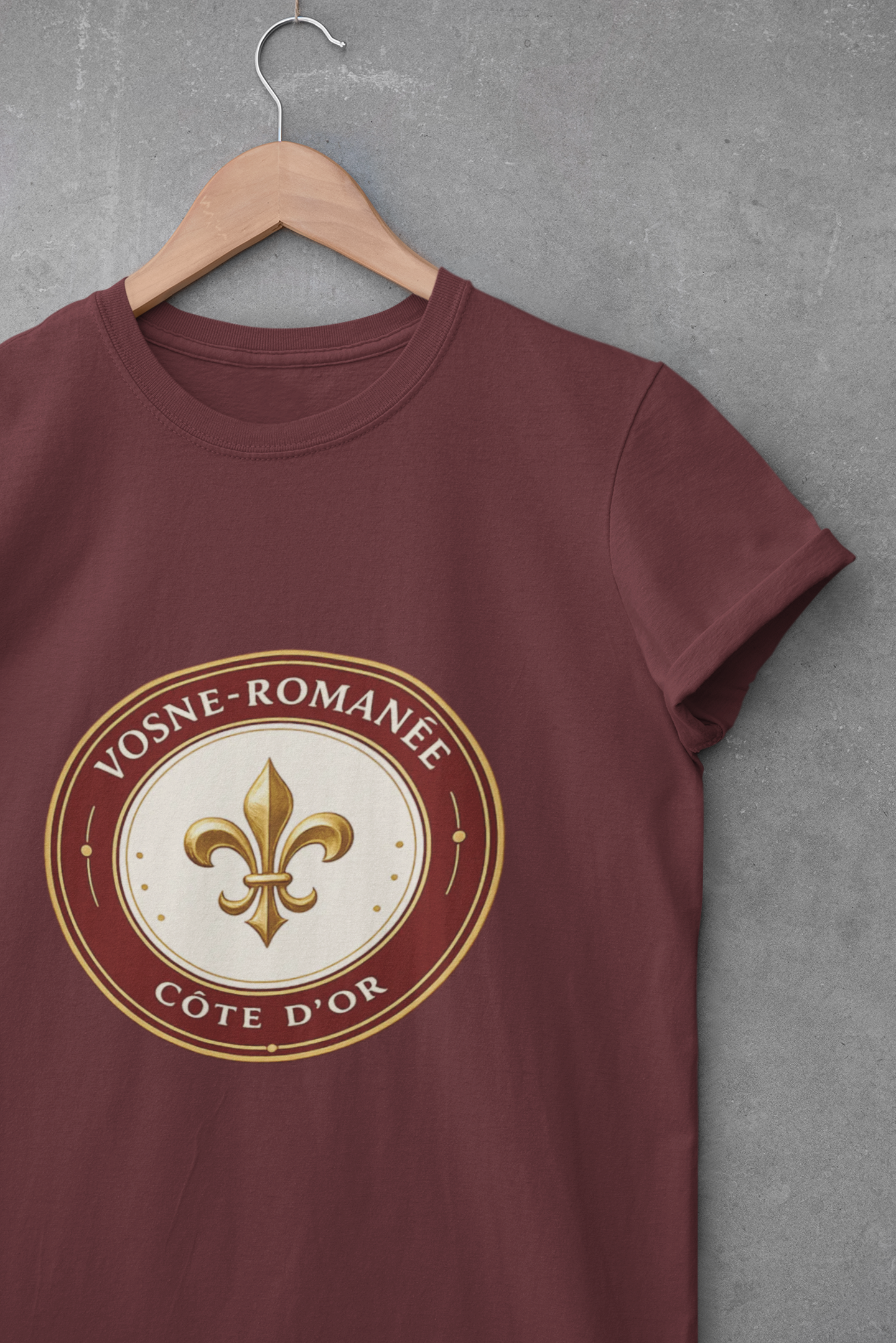 "Vosne-Romanée" Fleur Crest T-Shirt