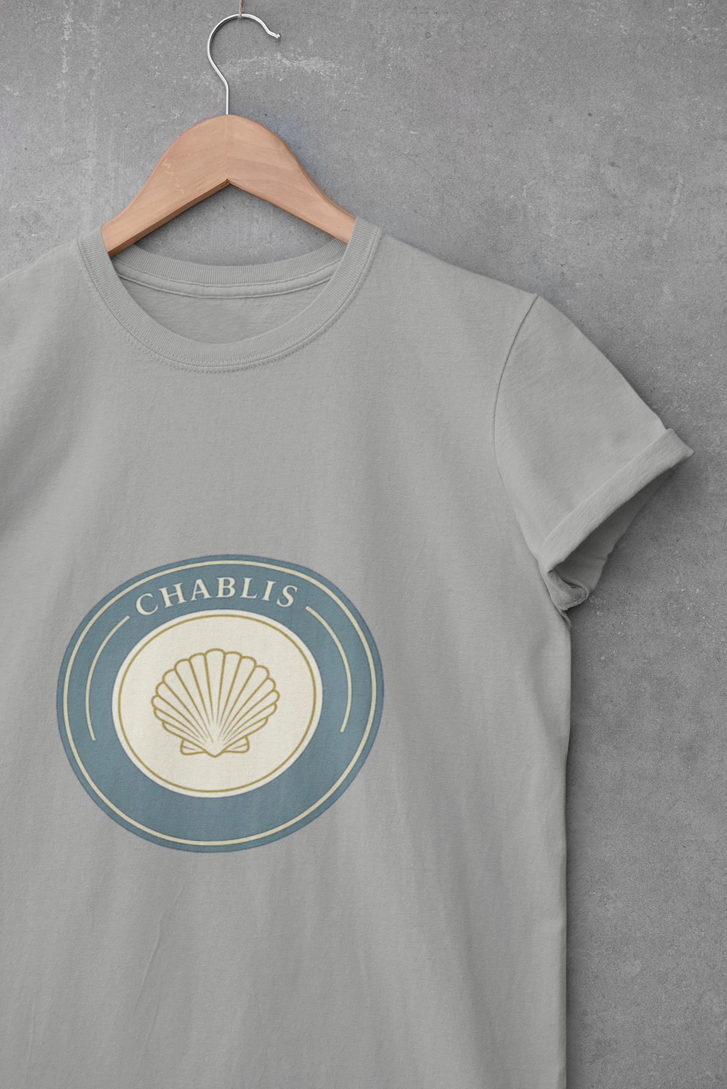 "Chablis" Crest Burgundy Chardonnay T-Shirt