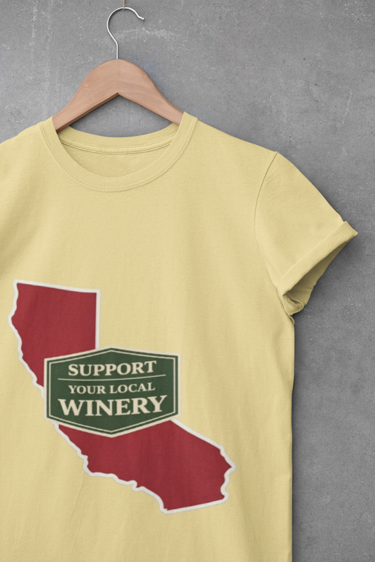 "Support Your Local Winery" California Wine Lover T-Shirt