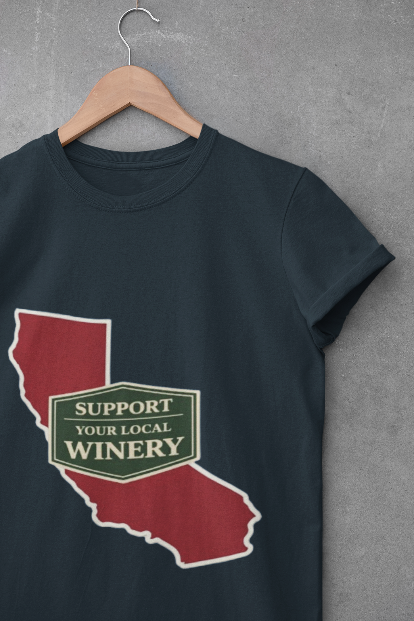 "Support Your Local Winery" California Wine Lover T-Shirt