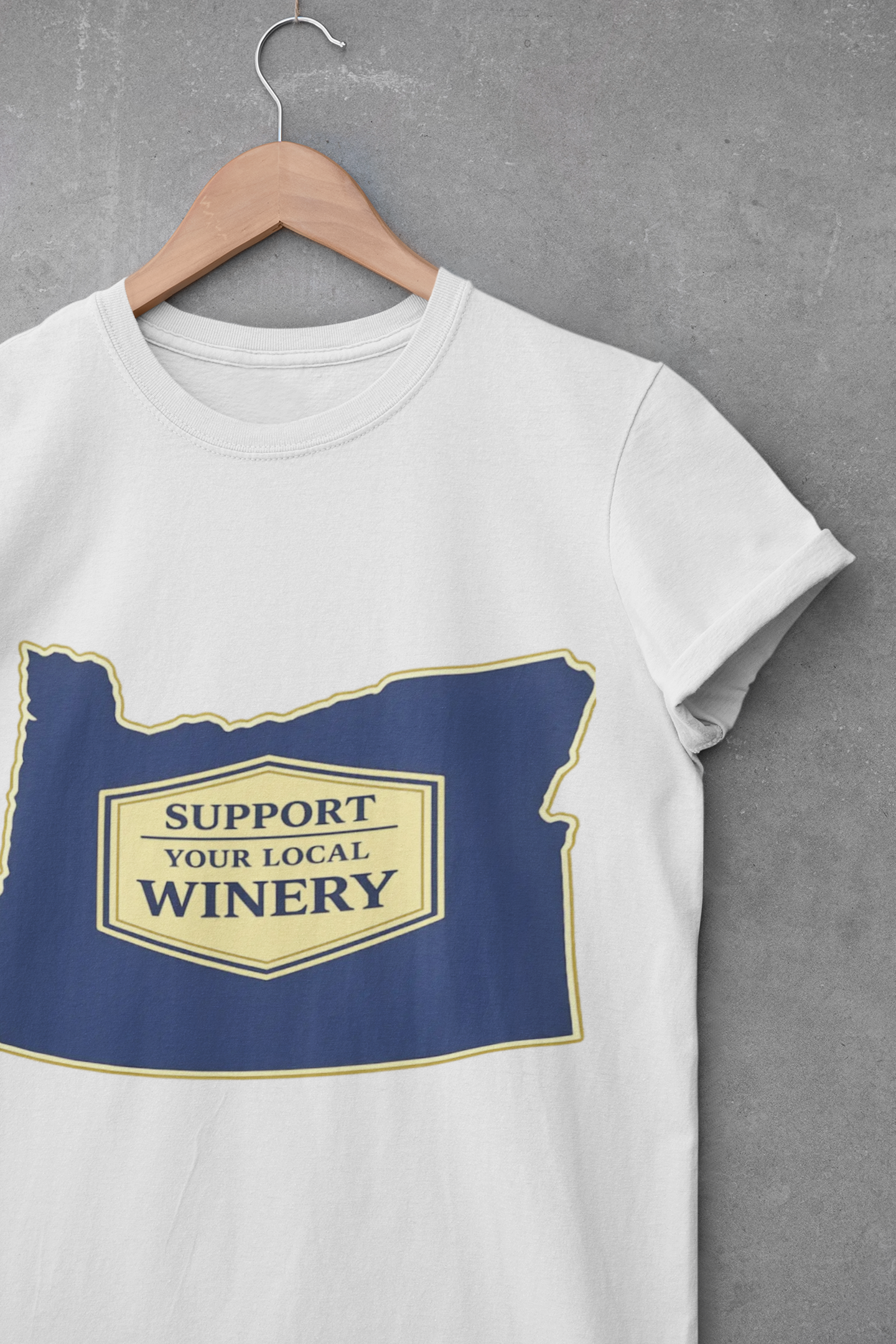 "Support Your Local Winery" Oregon Wine Lover T-Shirt
