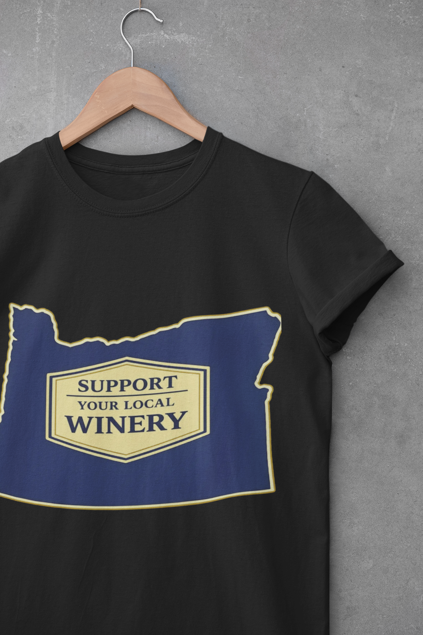 "Support Your Local Winery" Oregon Wine Lover T-Shirt