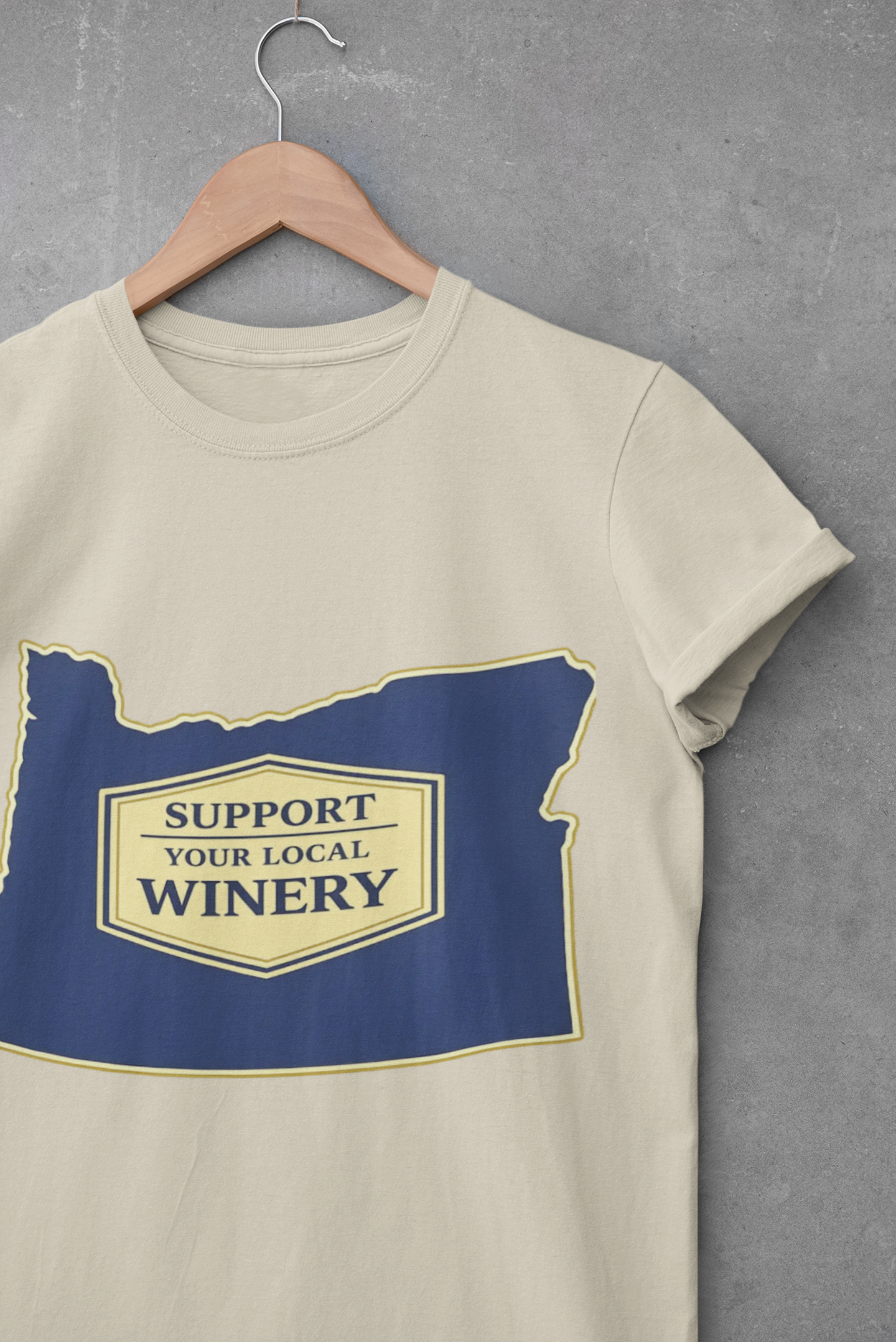 "Support Your Local Winery" Oregon Wine Lover T-Shirt