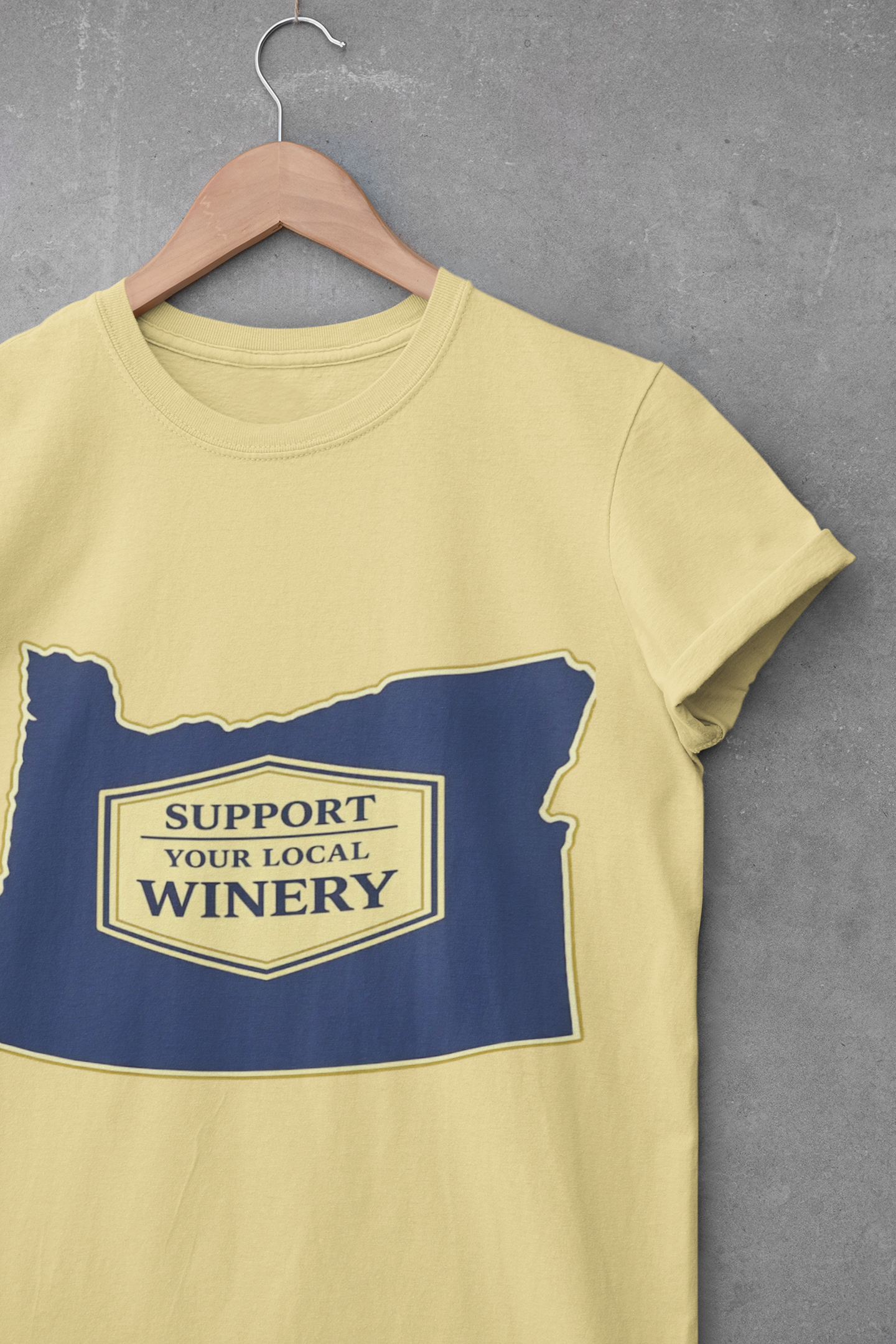 "Support Your Local Winery" Oregon Wine Lover T-Shirt