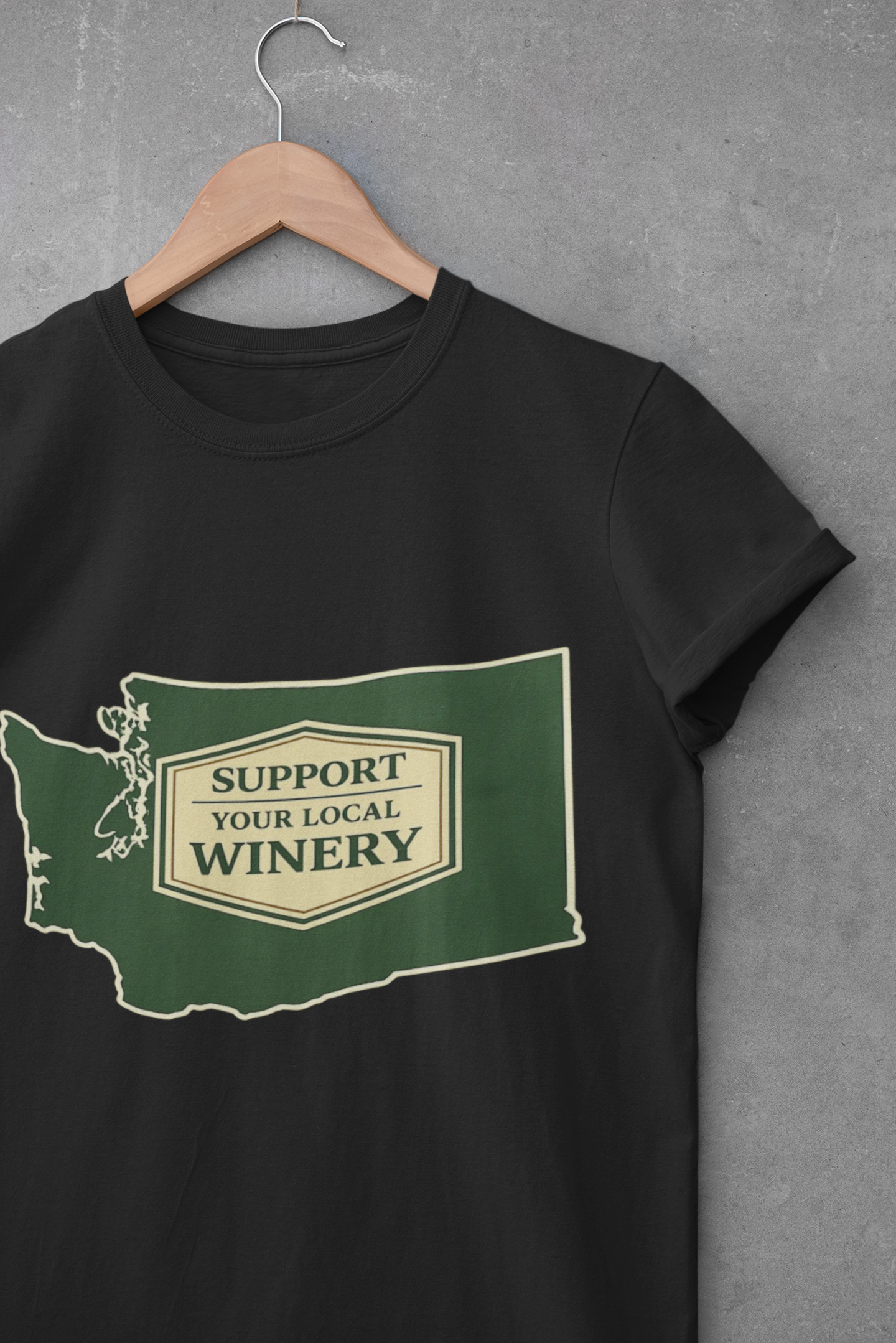 "Support Your Local Winery" Washington State T-Shirt