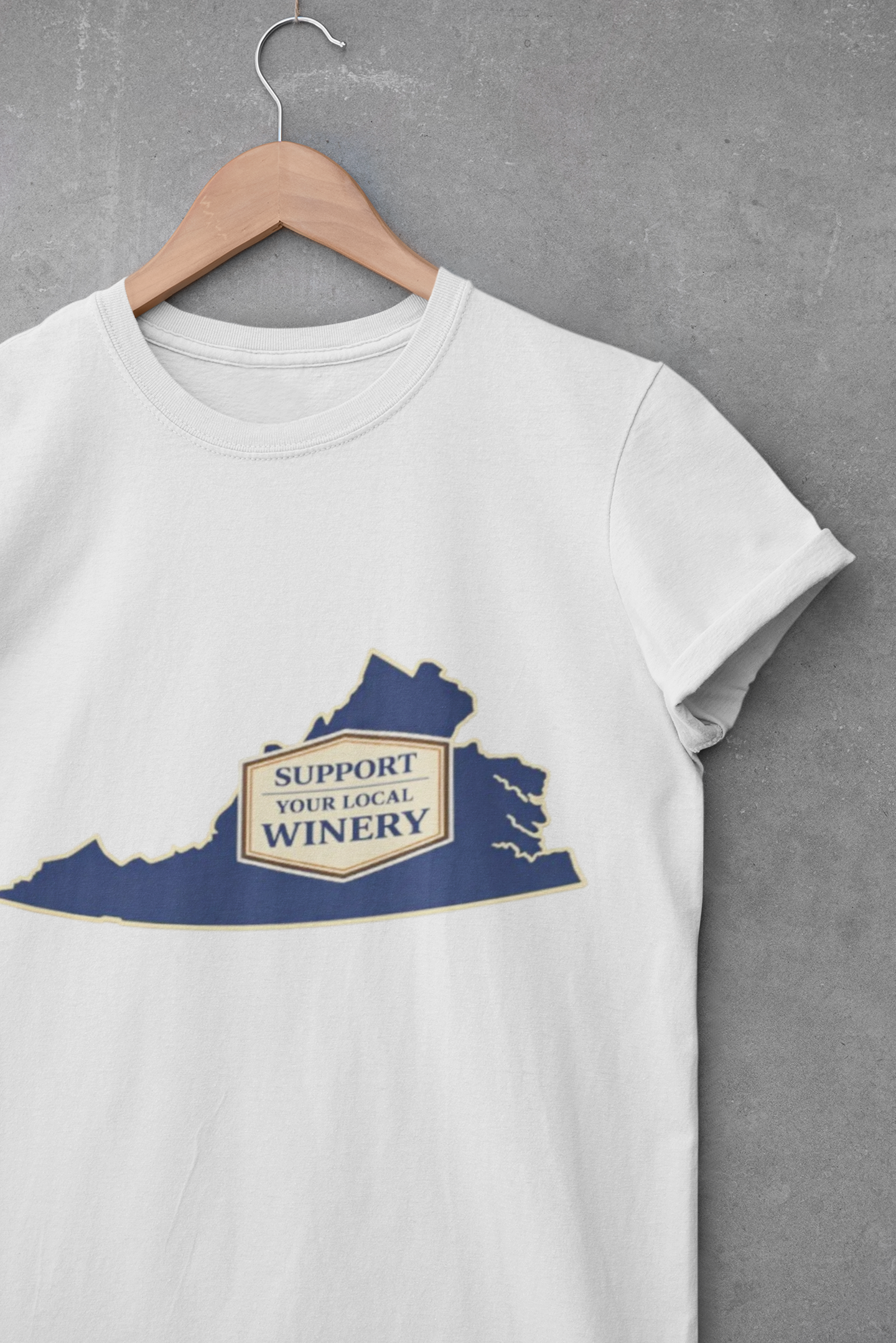 "Support Your Local Winery" Virginia Wine Lover Shirt