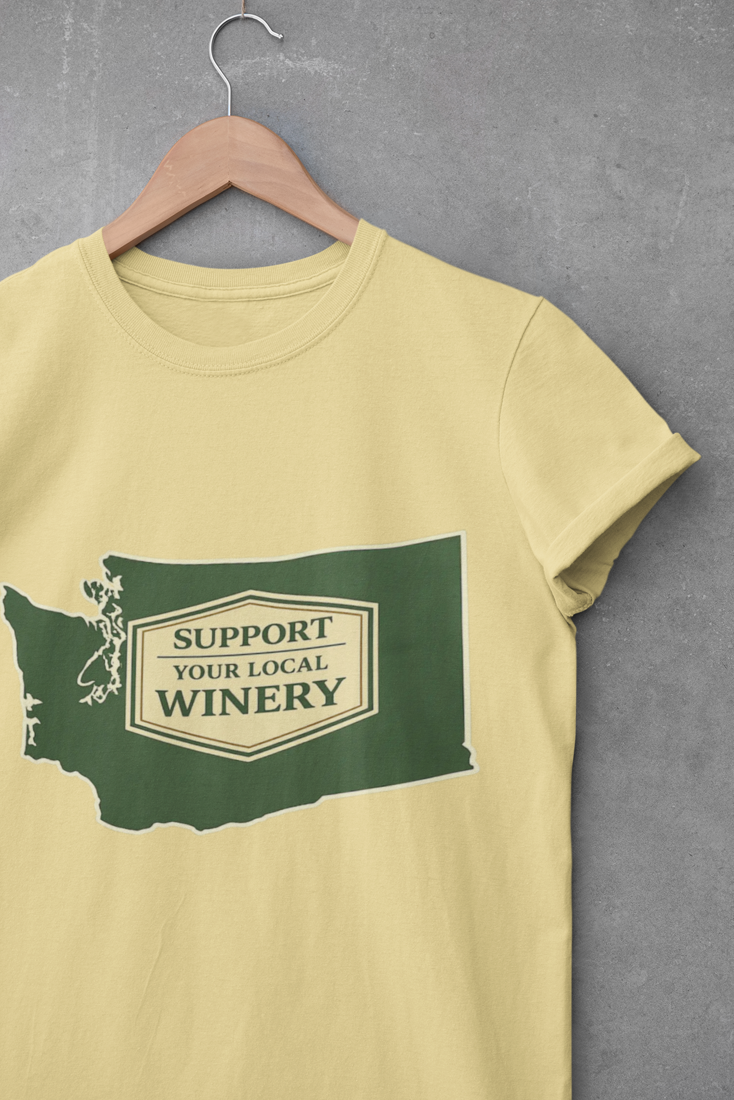 "Support Your Local Winery" Washington State T-Shirt
