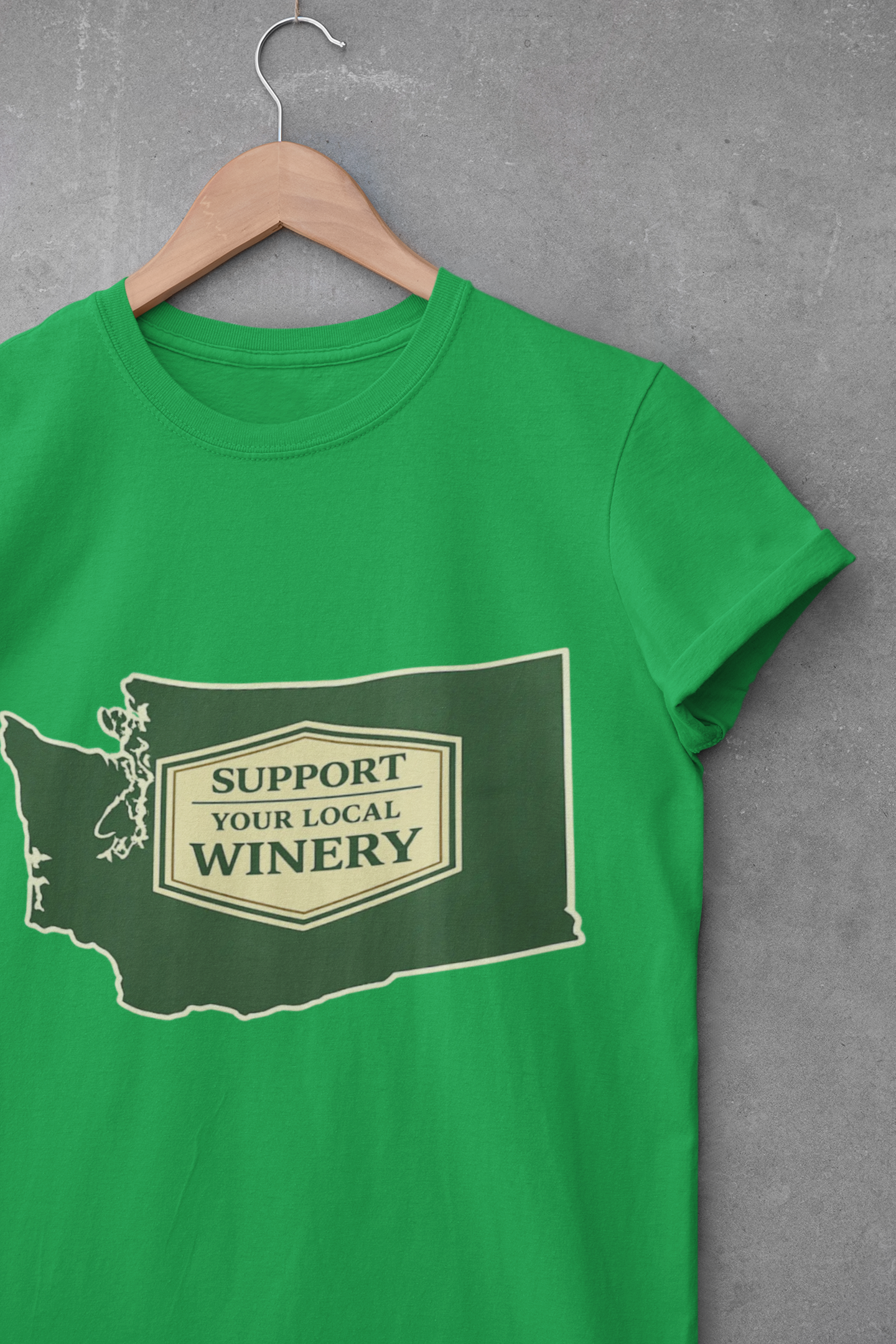 "Support Your Local Winery" Washington State T-Shirt