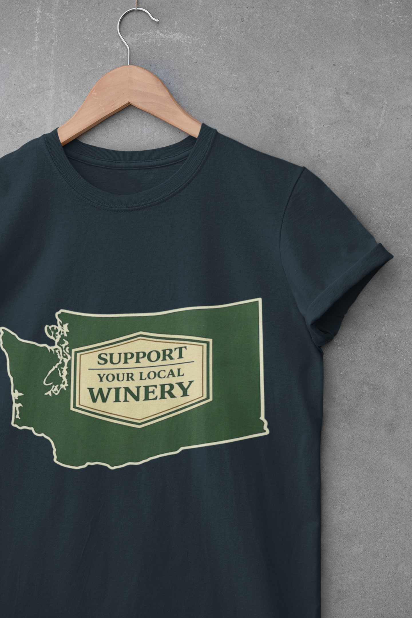 "Support Your Local Winery" Washington State T-Shirt