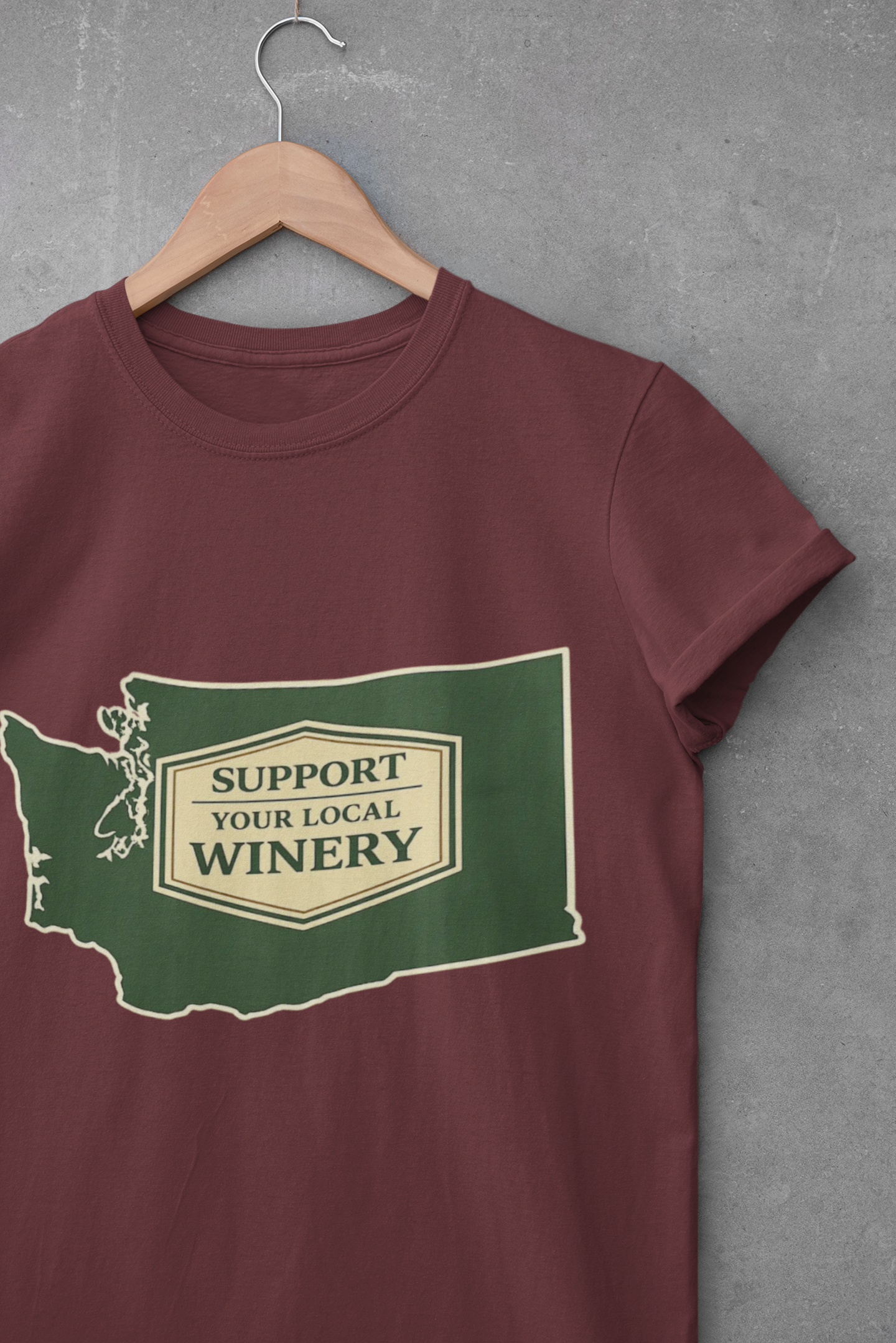 "Support Your Local Winery" Washington State T-Shirt