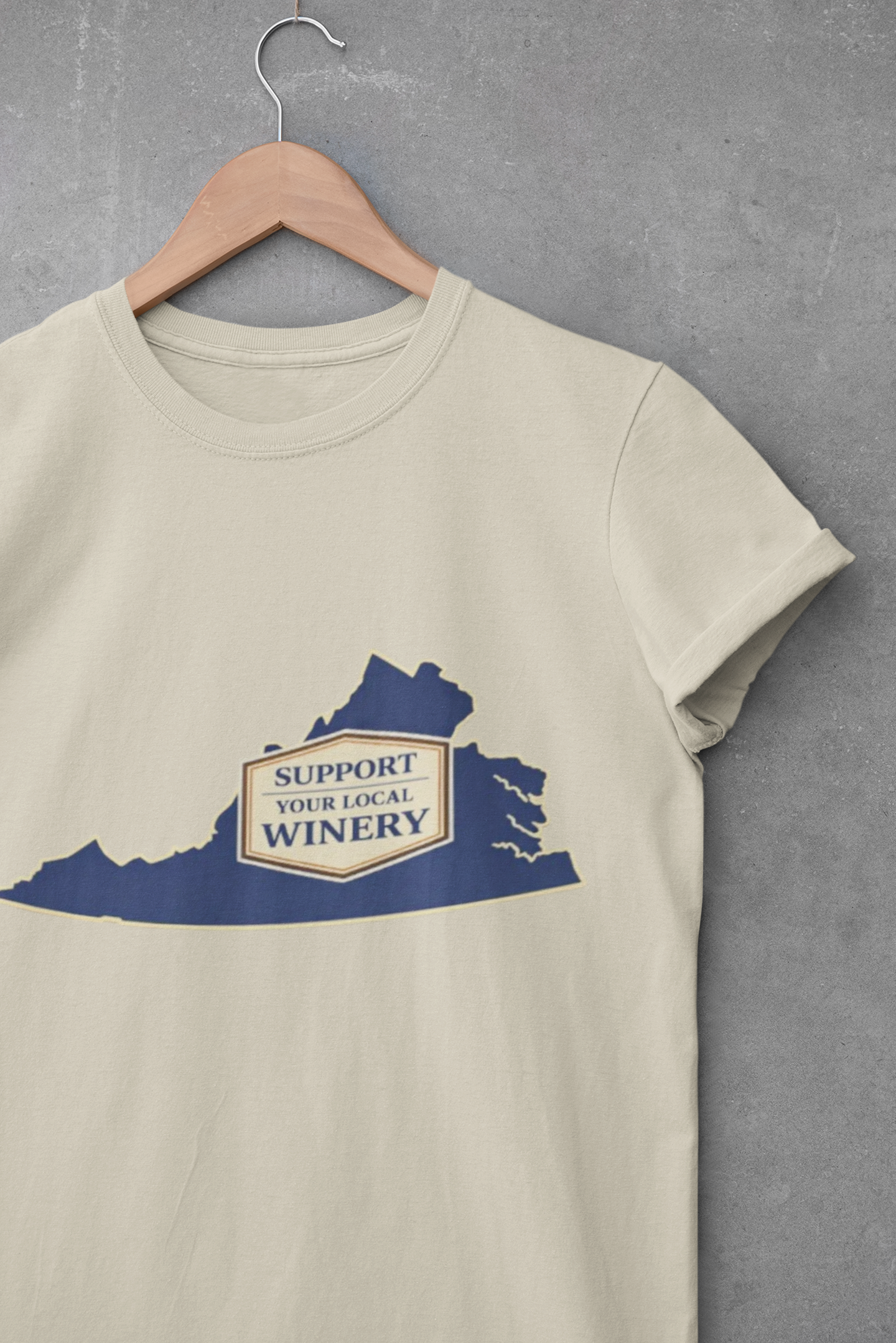 "Support Your Local Winery" Virginia Wine Lover Shirt