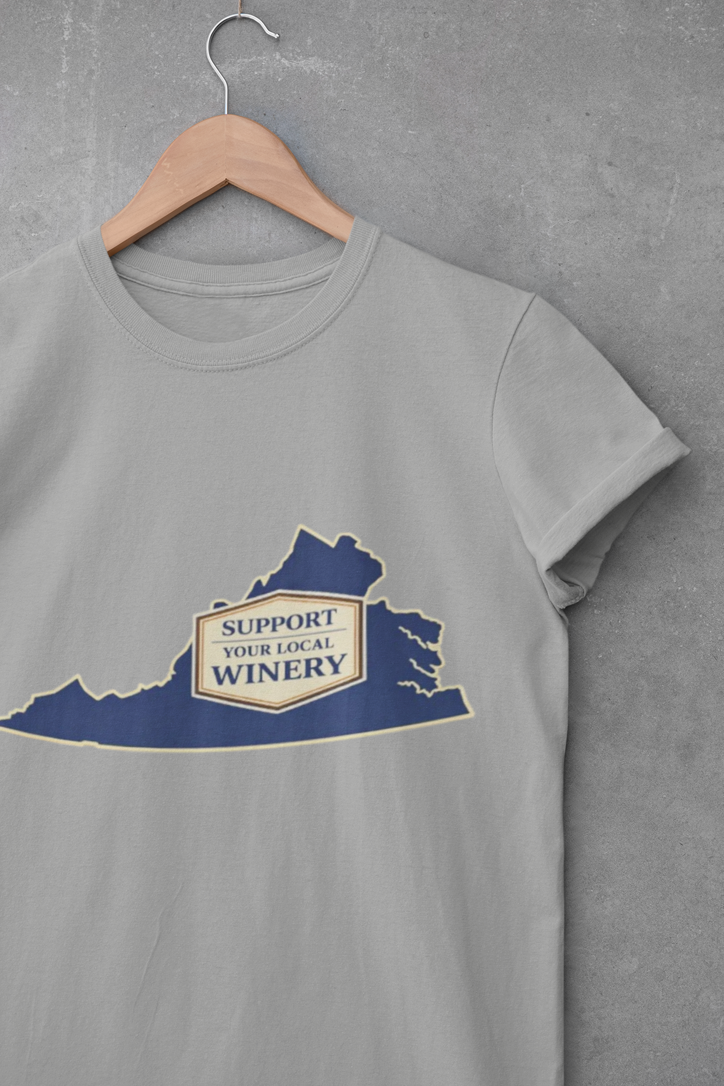 "Support Your Local Winery" Virginia Wine Lover Shirt
