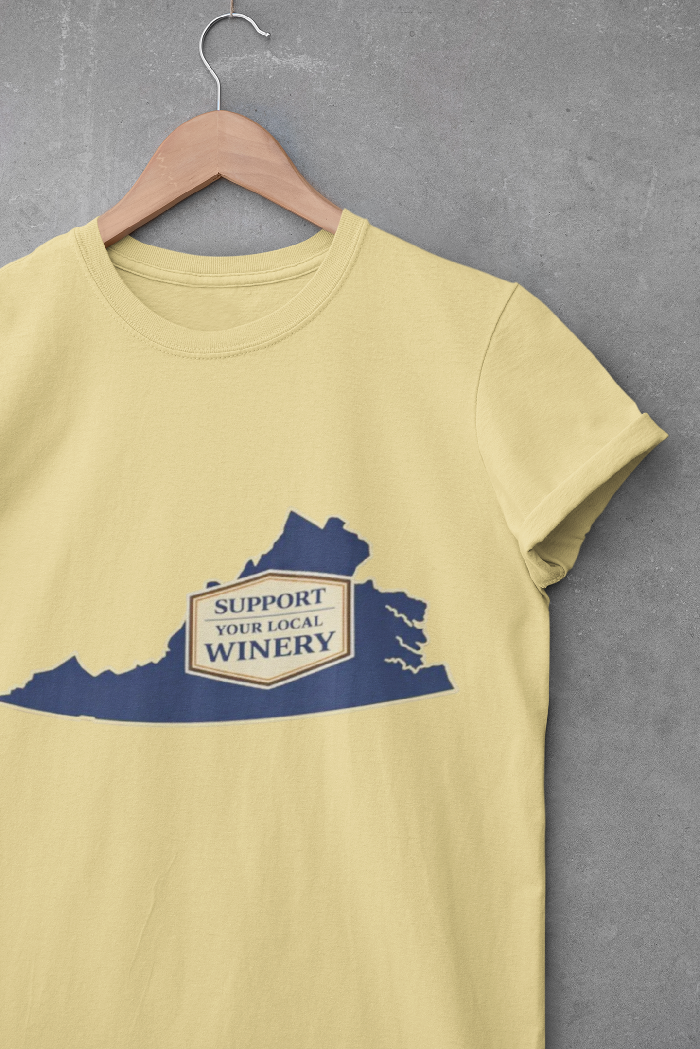 "Support Your Local Winery" Virginia Wine Lover Shirt