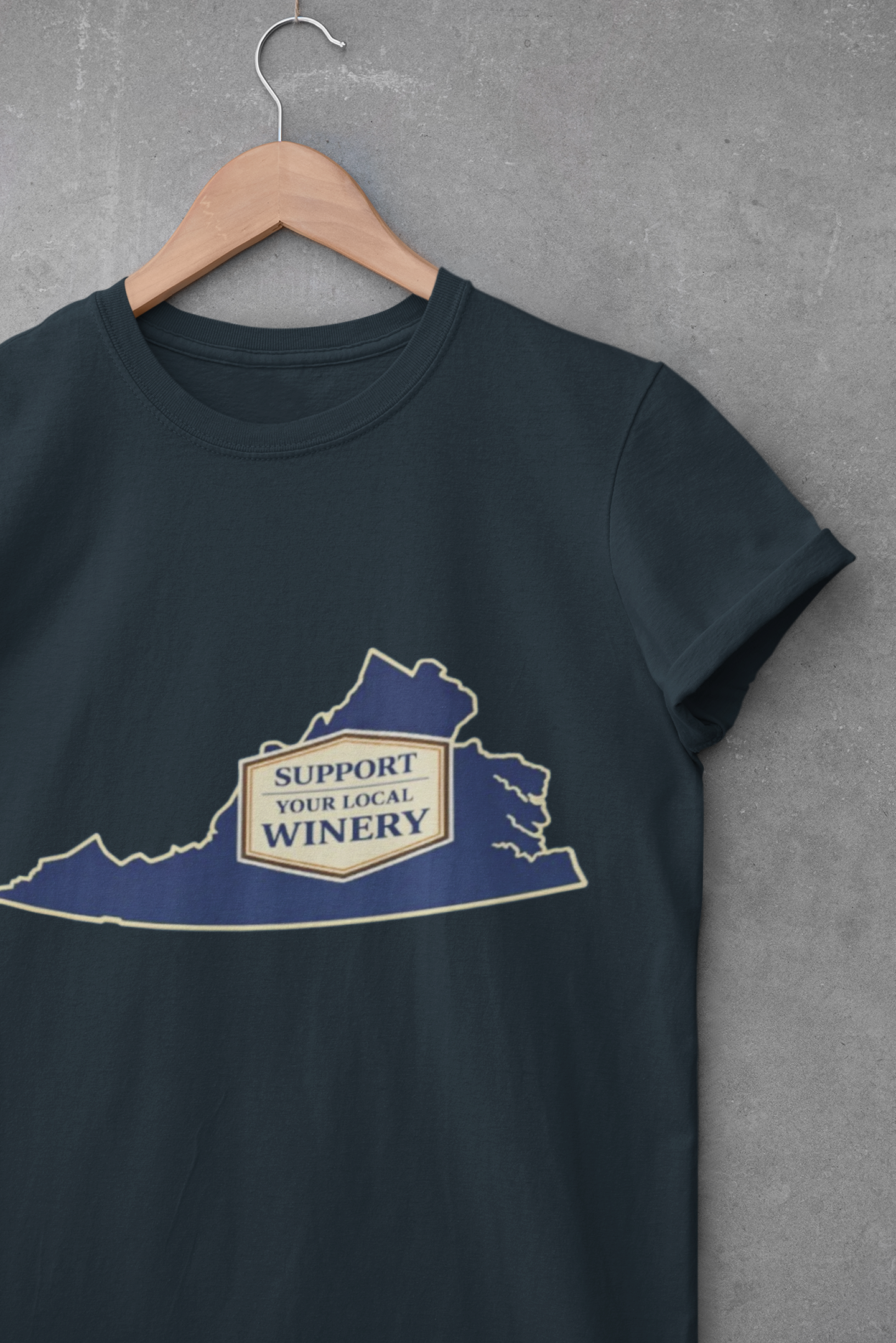 "Support Your Local Winery" Virginia Wine Lover Shirt