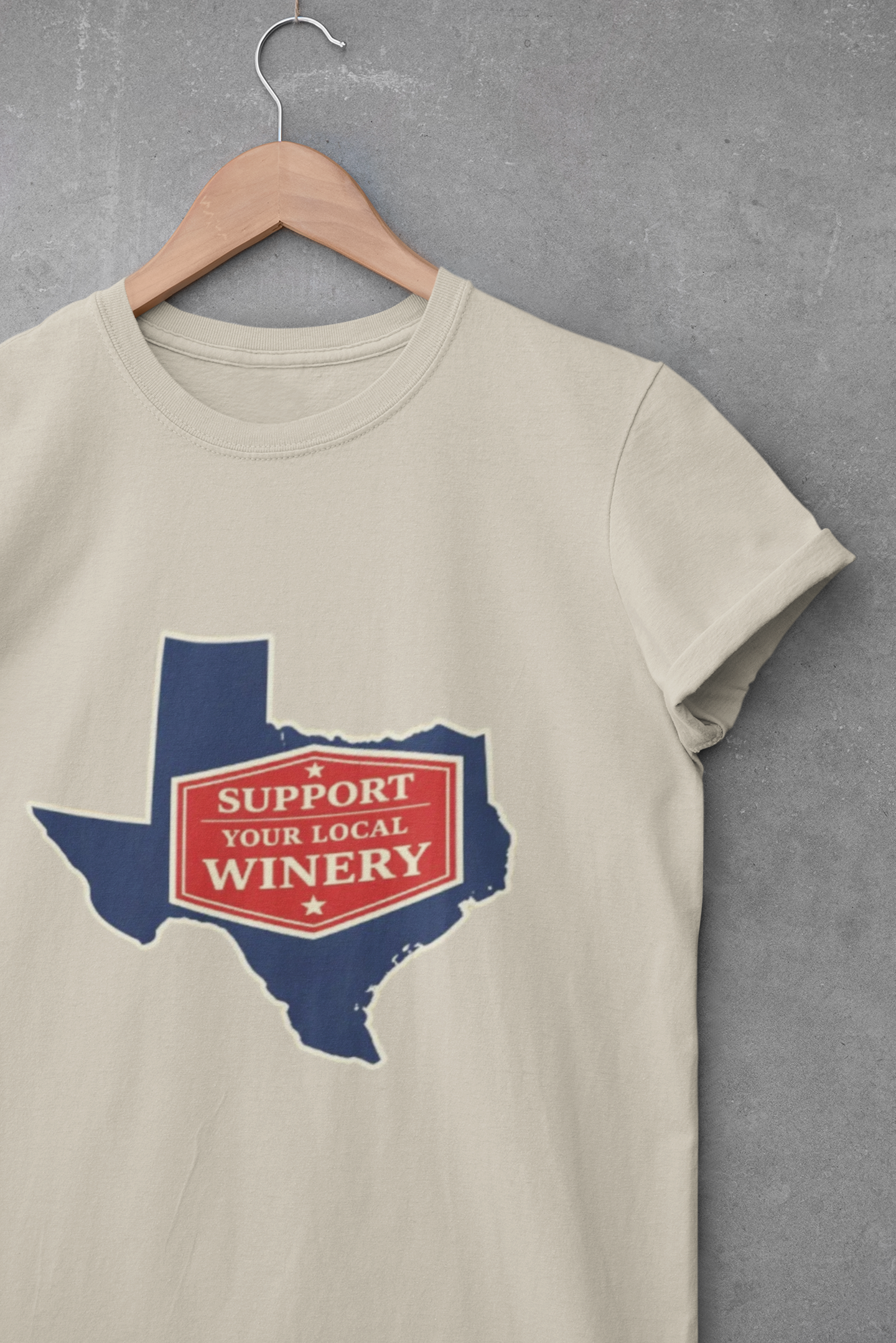 "Support Your Local Winery" Texas Wine Lover T-Shirt