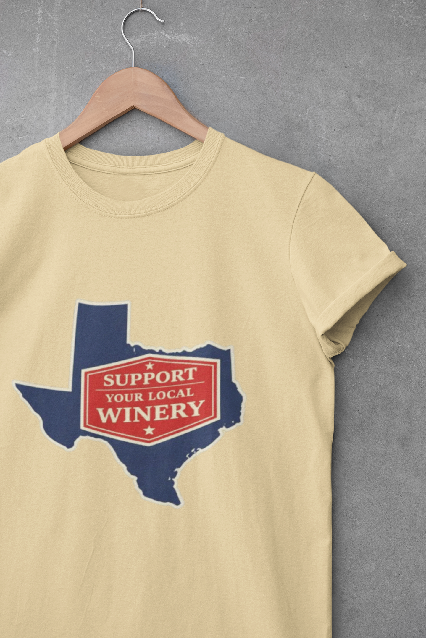 "Support Your Local Winery" Texas Wine Lover T-Shirt