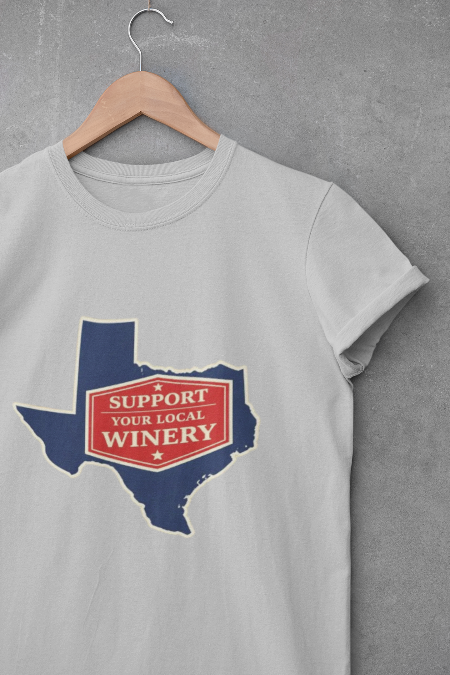 "Support Your Local Winery" Texas Wine Lover T-Shirt