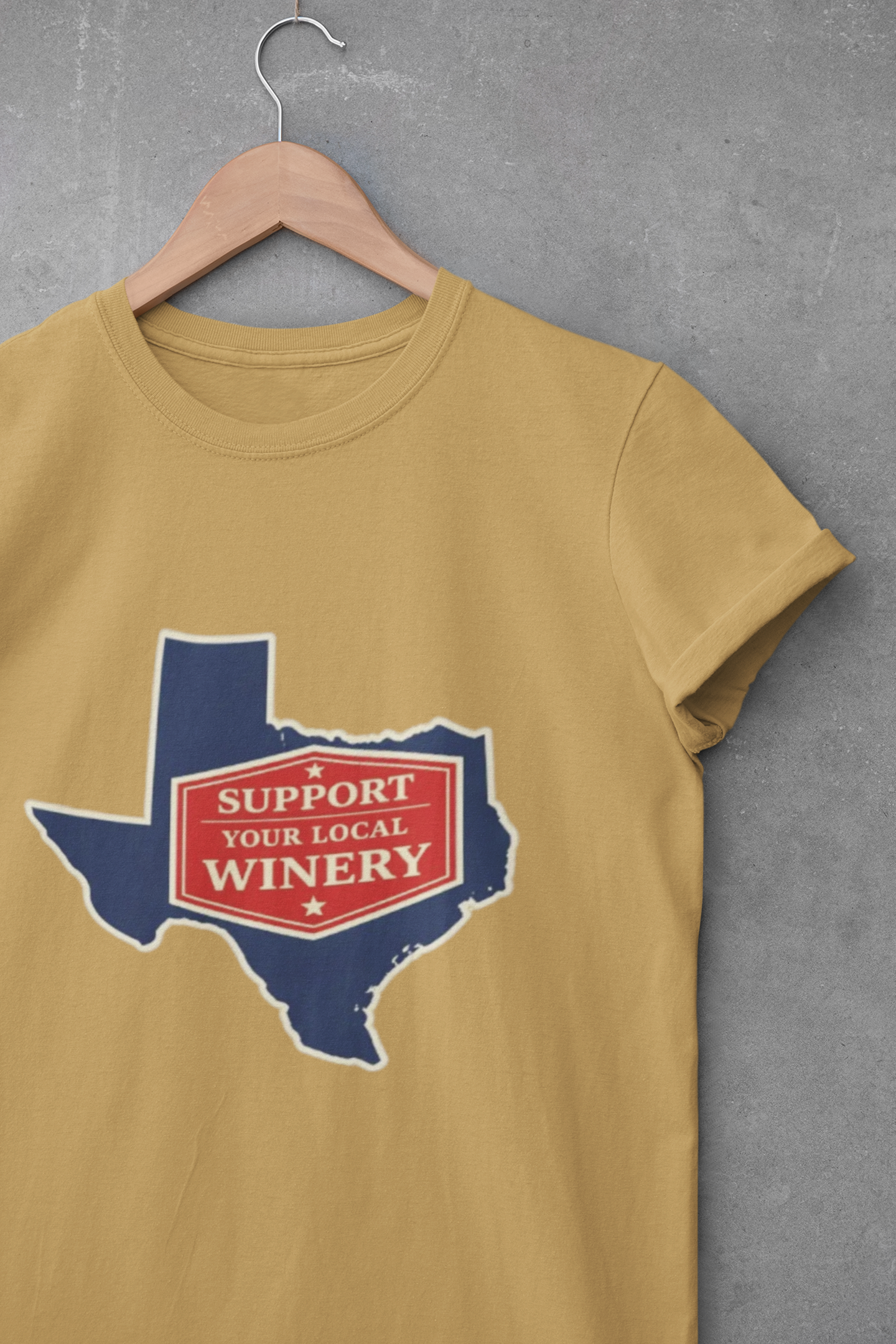 "Support Your Local Winery" Texas Wine Lover T-Shirt