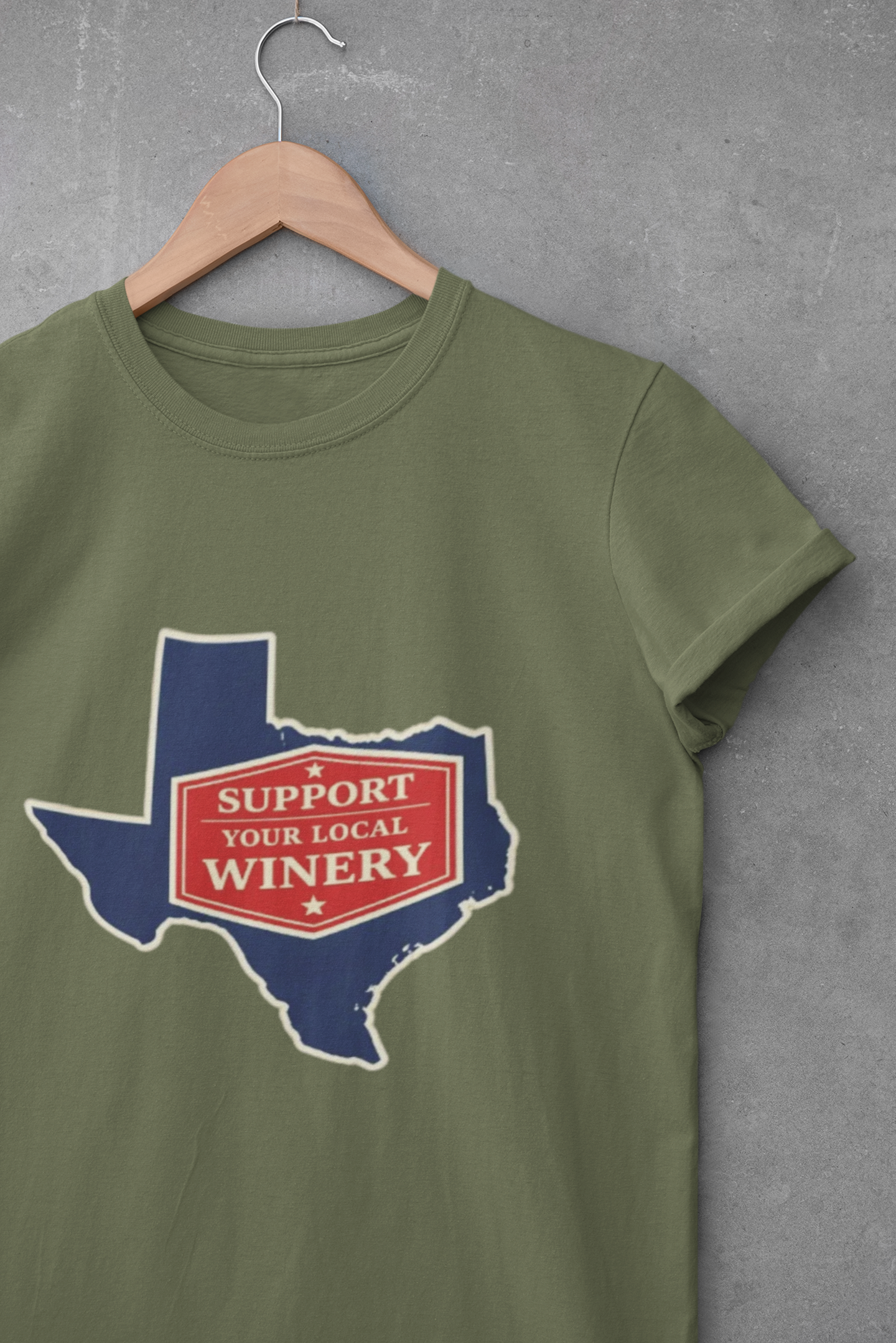 "Support Your Local Winery" Texas Wine Lover T-Shirt
