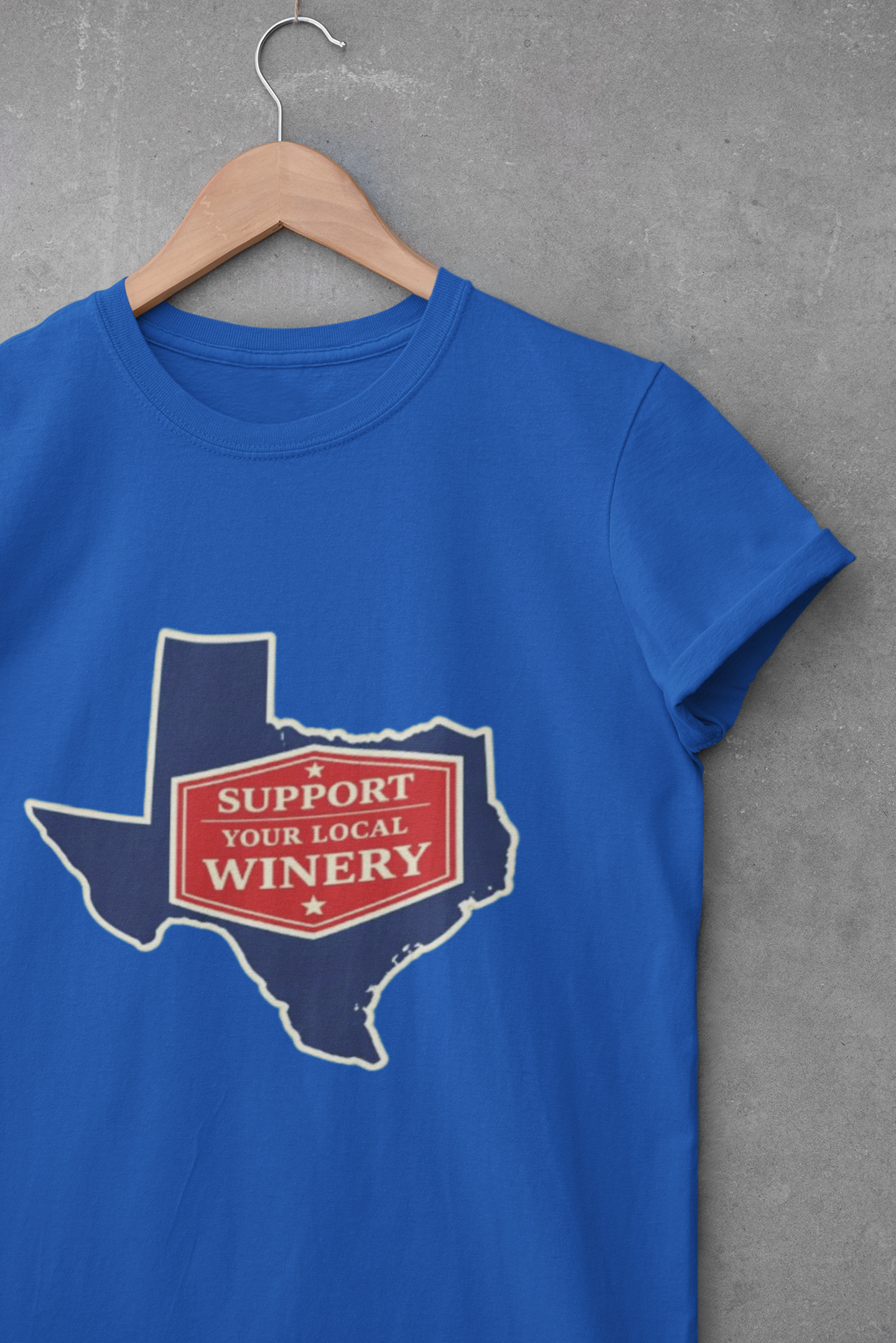 "Support Your Local Winery" Texas Wine Lover T-Shirt