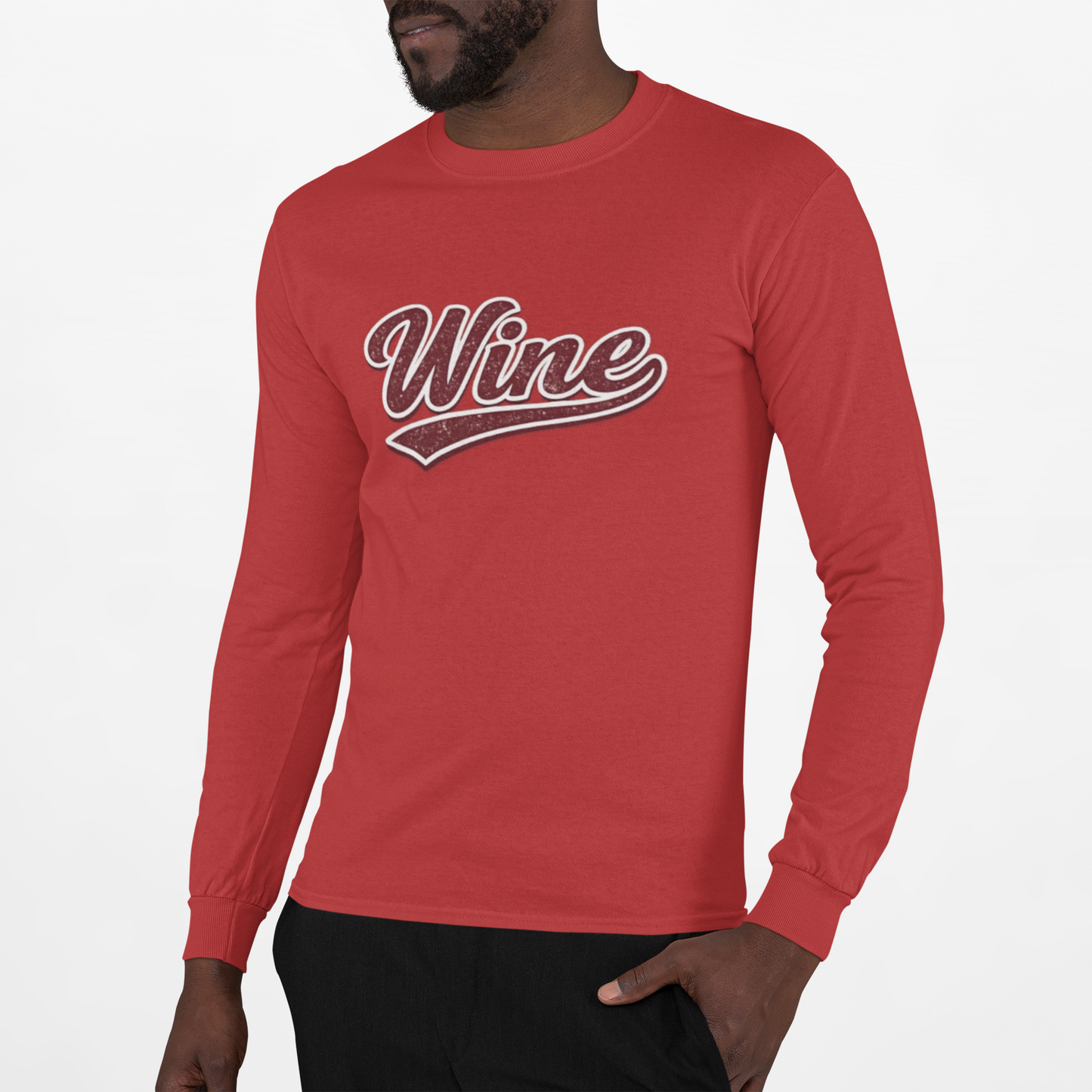 "Wine" Long Sleeve Tee