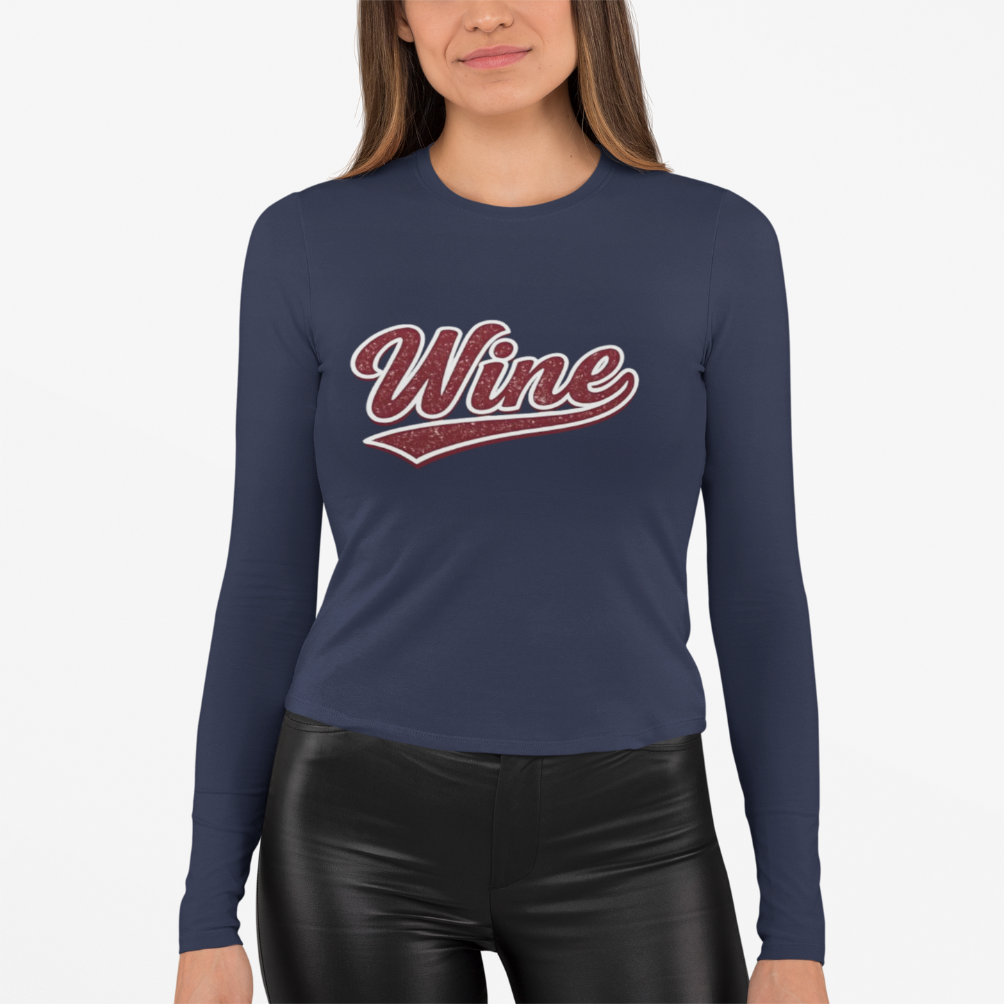 "Wine" Long Sleeve Tee