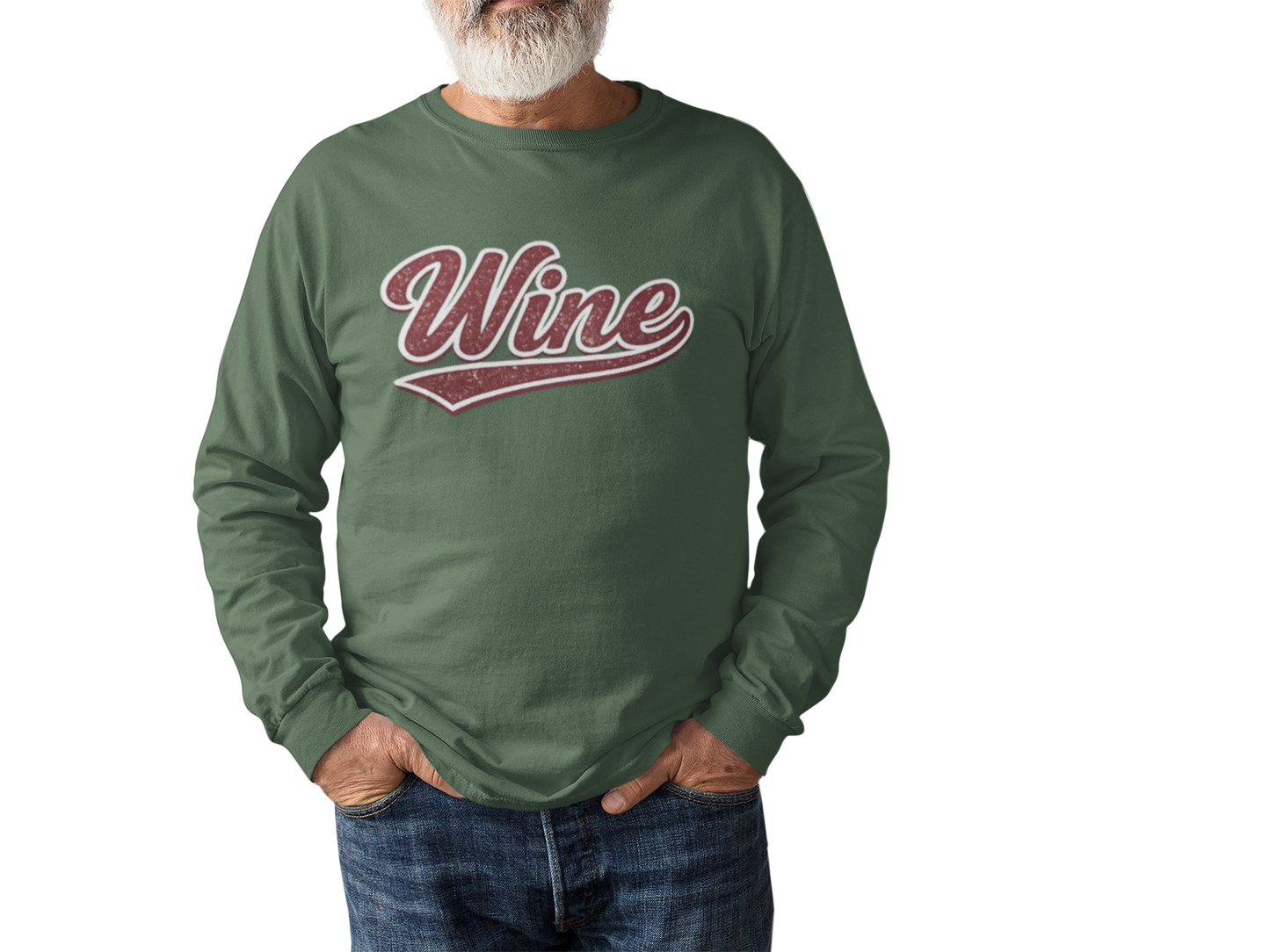 "Wine" Long Sleeve Tee